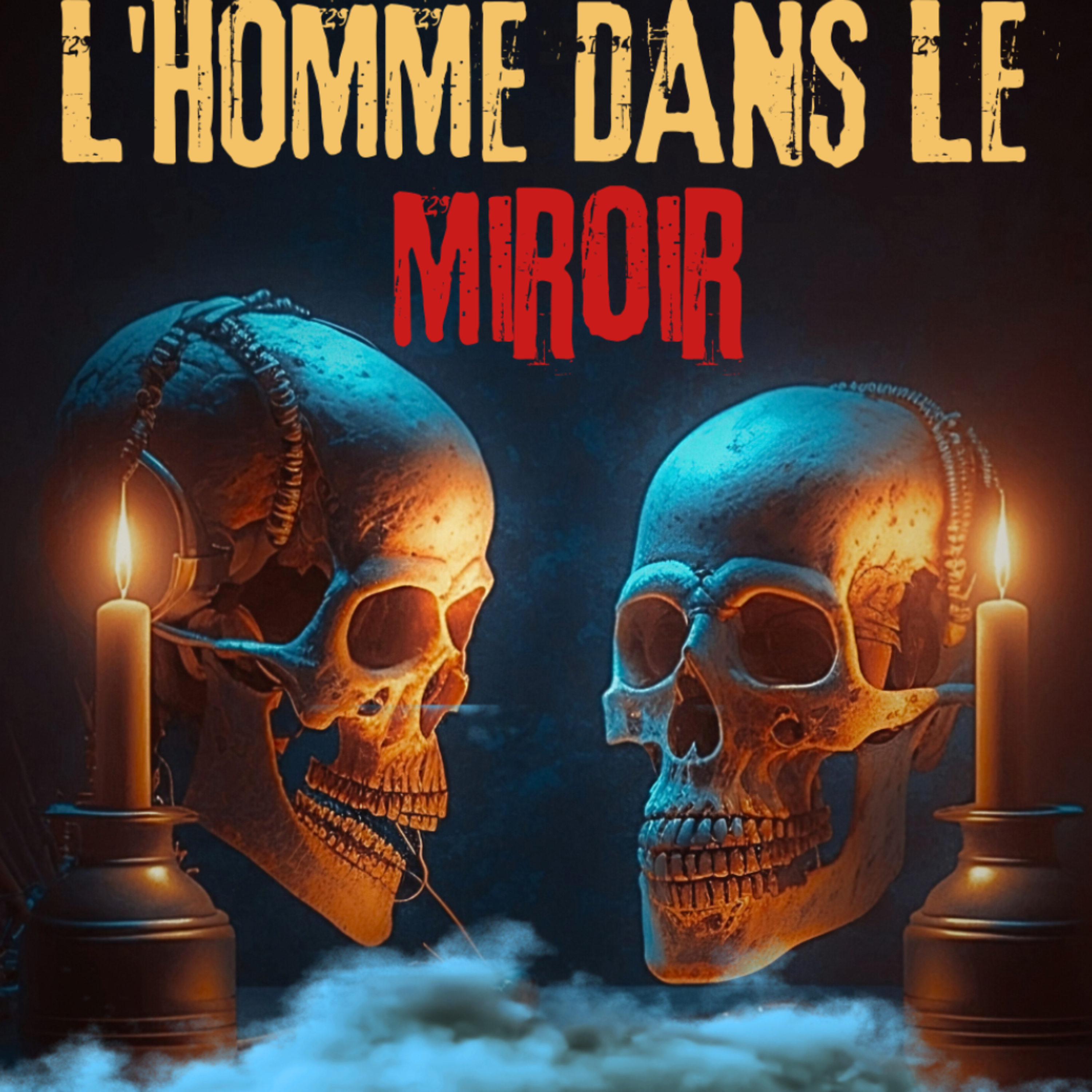 Un Homme dans le Miroir Touche et Renifle mon Reflet - Miroir Miroir