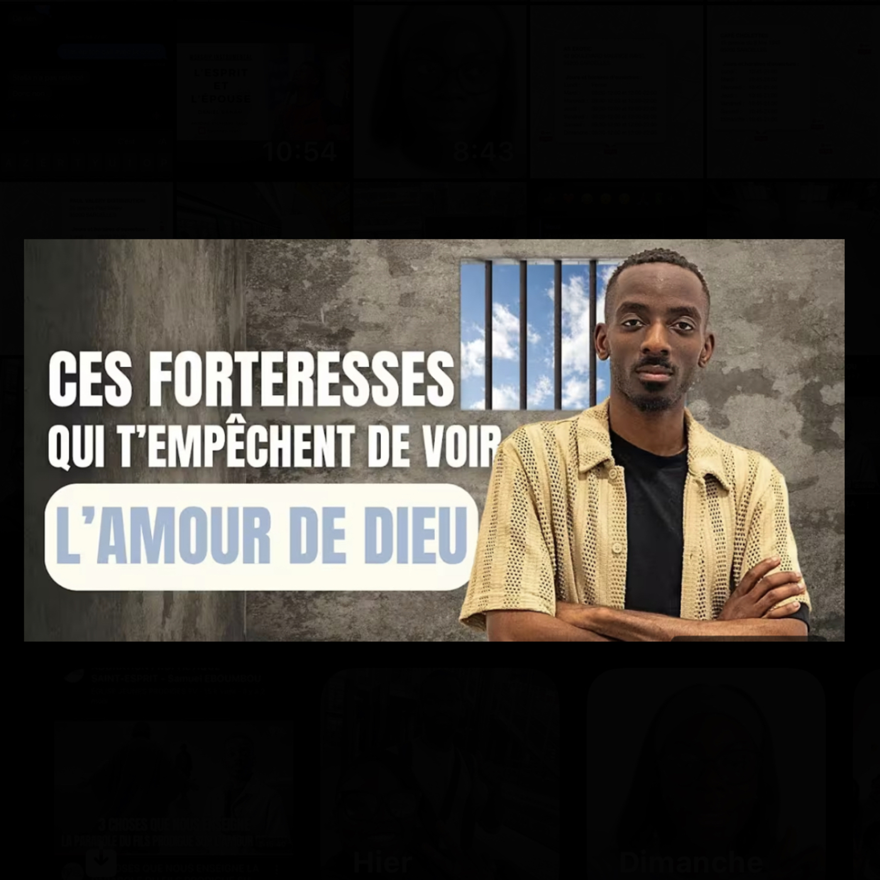 CES FORTERESSES QUI T'EMPÊCHENT DE RECEVOIR L'AMOUR DE DIEU