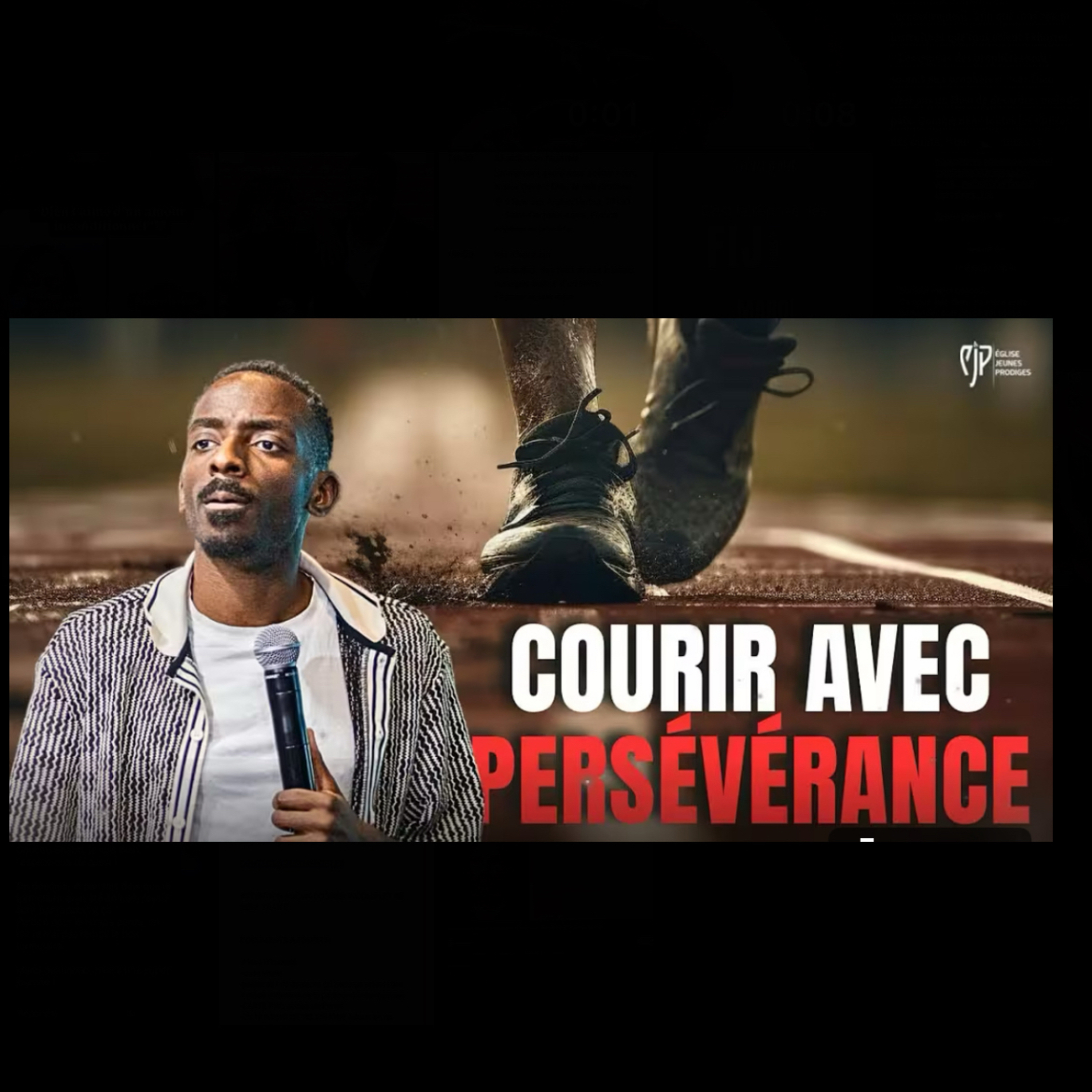 COURIR AVEC PERSÉVÉRANCE