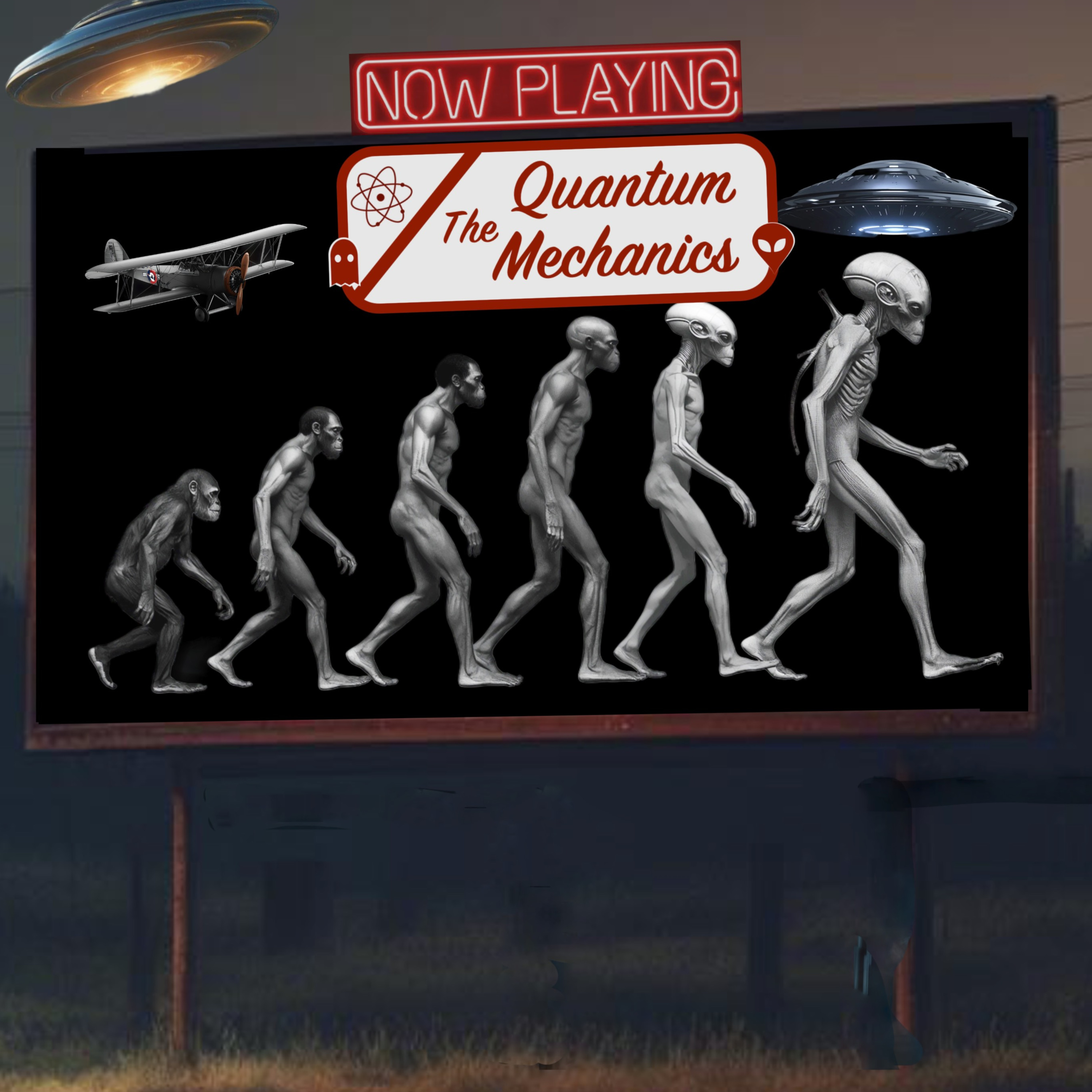 Evolution, Time Travel, and Alien Abduction episode artwork