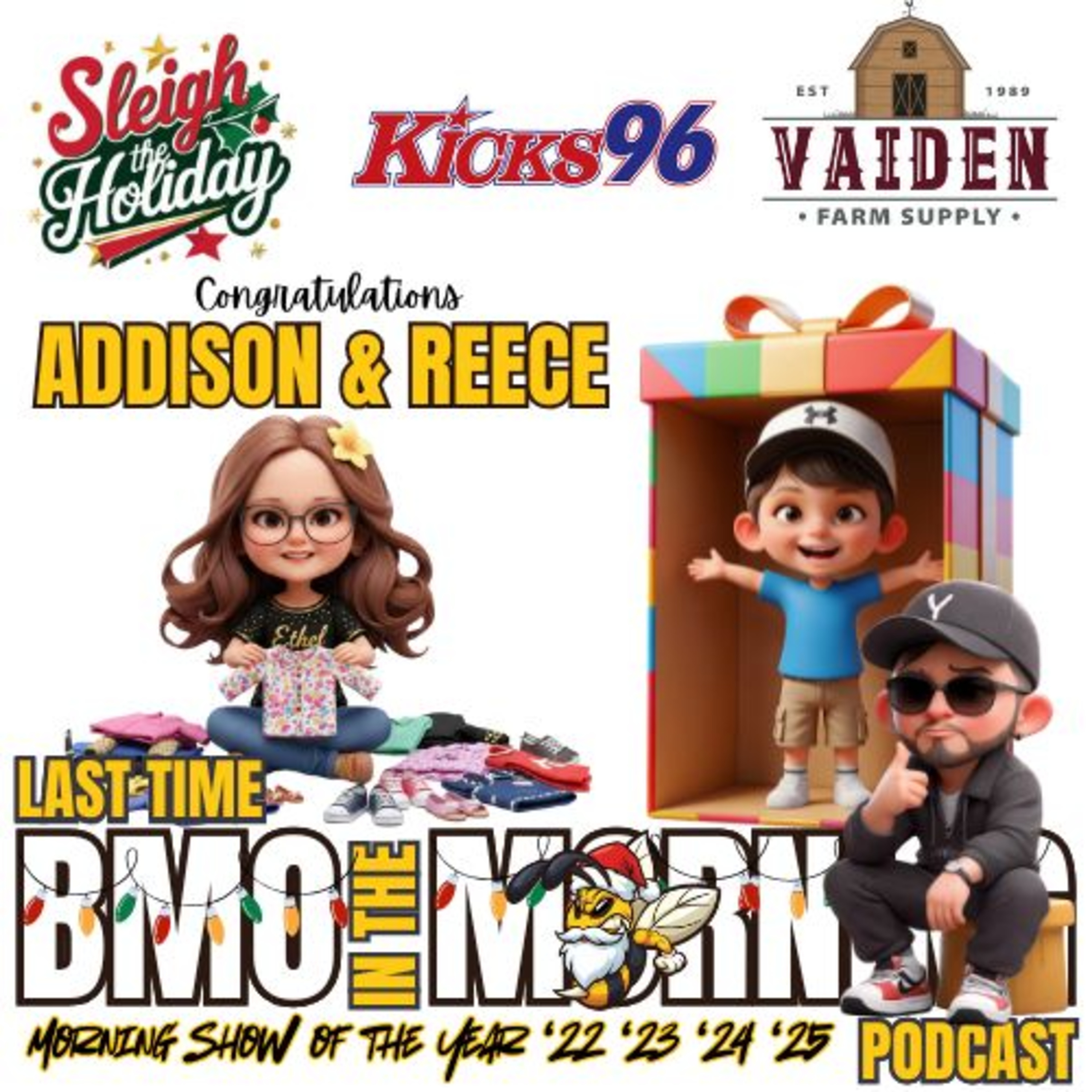 Sleigh the Day Winners Addison and Reece episode artwork