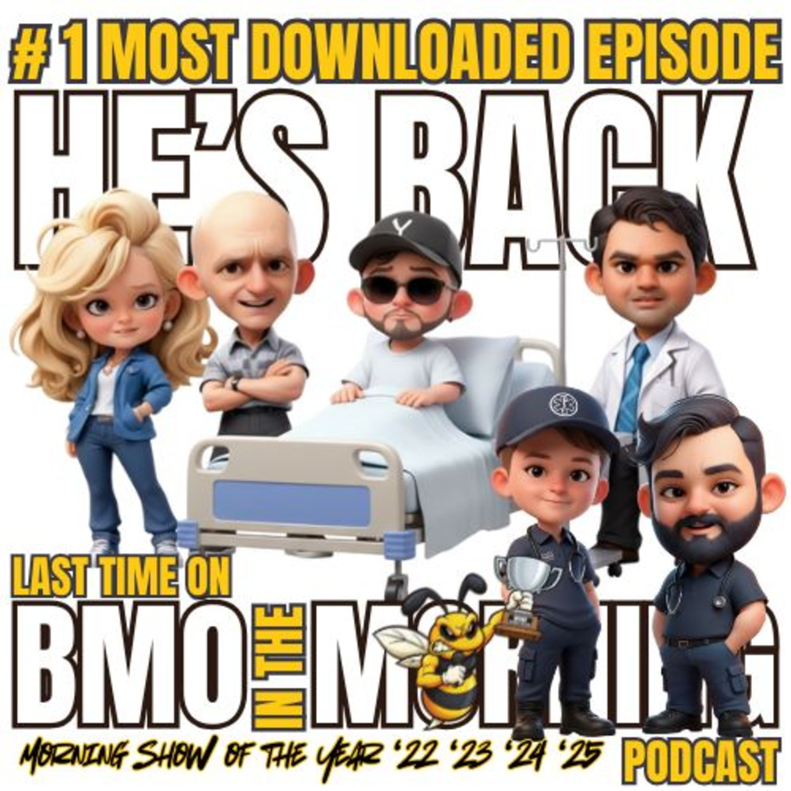 HE'S BACK episode artwork