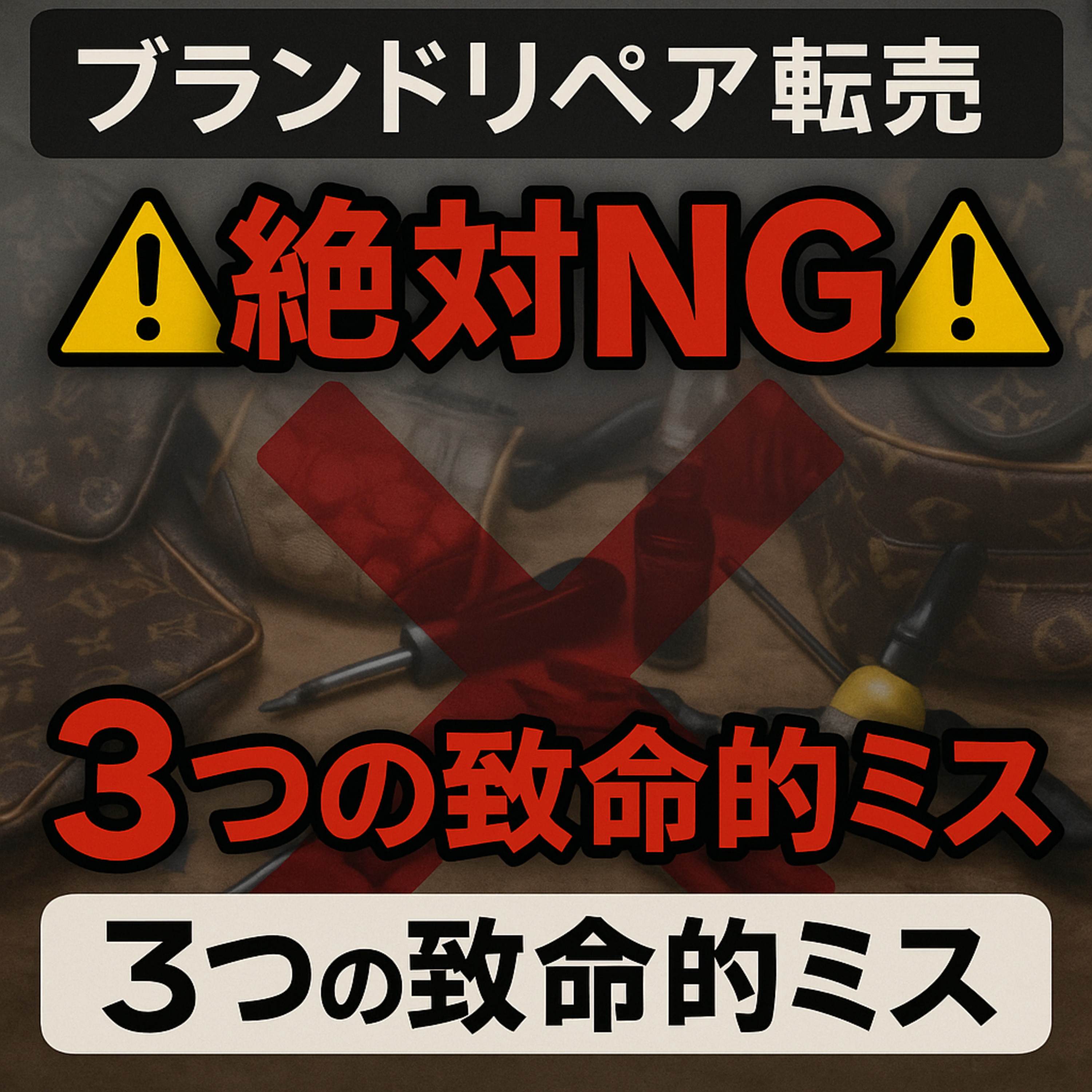 ブランドリペア転売で絶対にやってはいけない３つの事｜需要のミス・個数無視・肖像権侵害 episode artwork