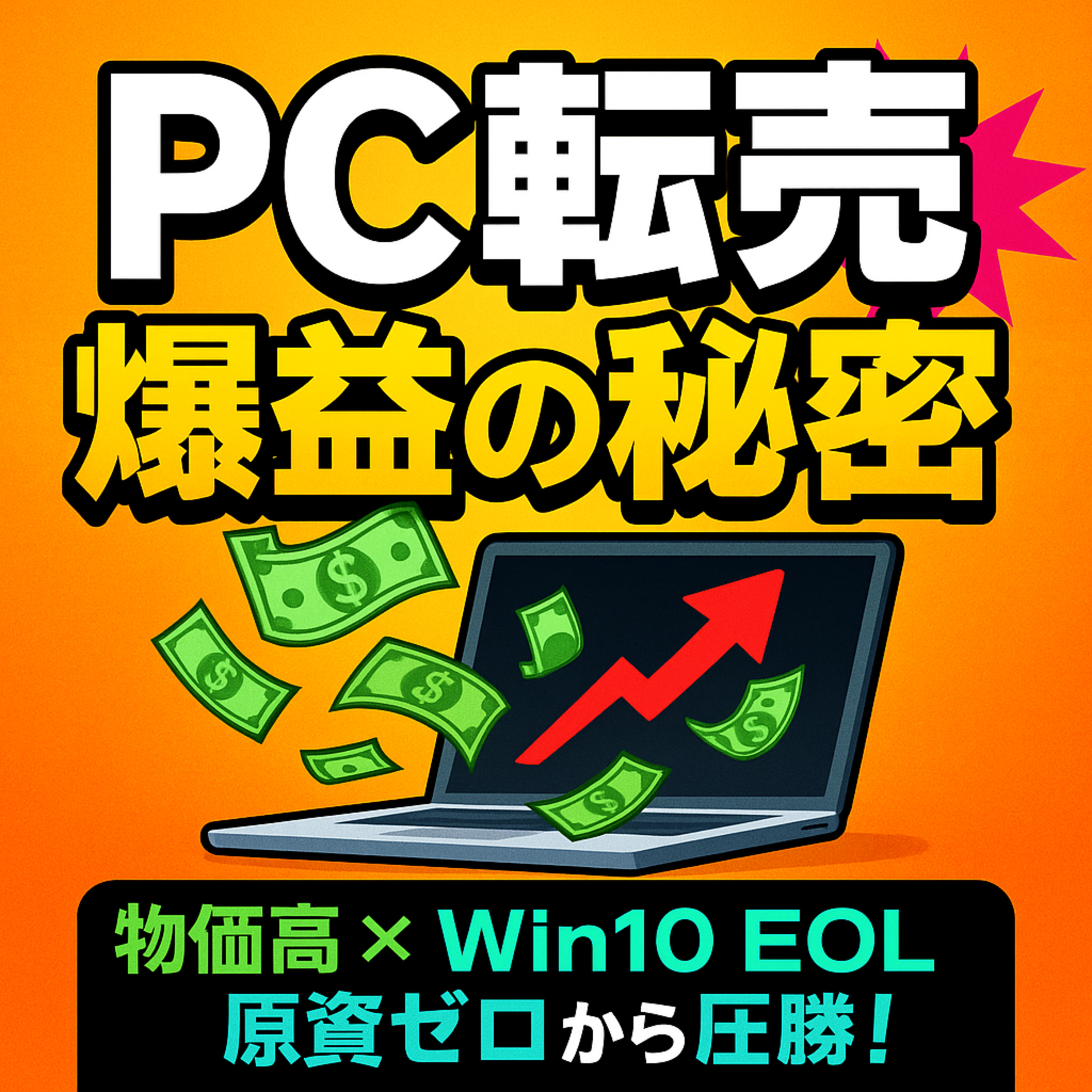 今こそPC転売がアツい！新品が売れない時代の稼ぎ方【物価高・Windows10 EOLを追い風に圧倒的勝利を掴む戦略】 episode artwork