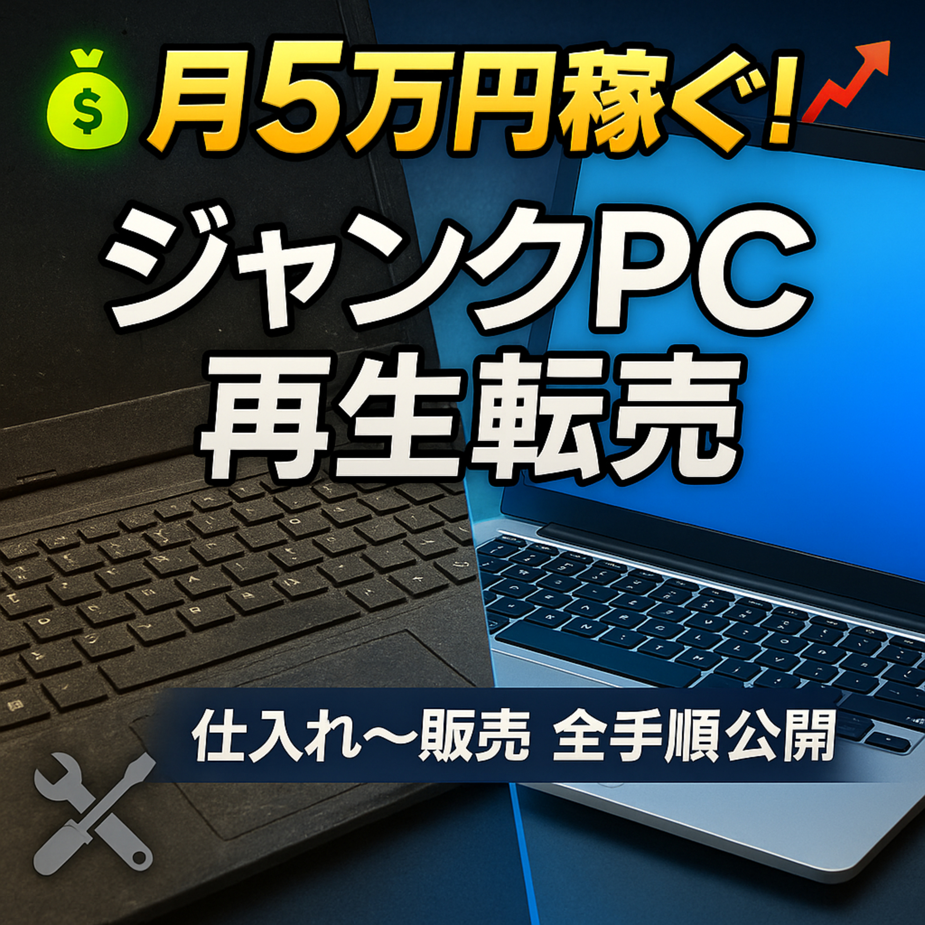 ジャンクPC再生転売のリアル！月5万円を稼ぐ仕入れ〜販売の全手順を公開 episode artwork