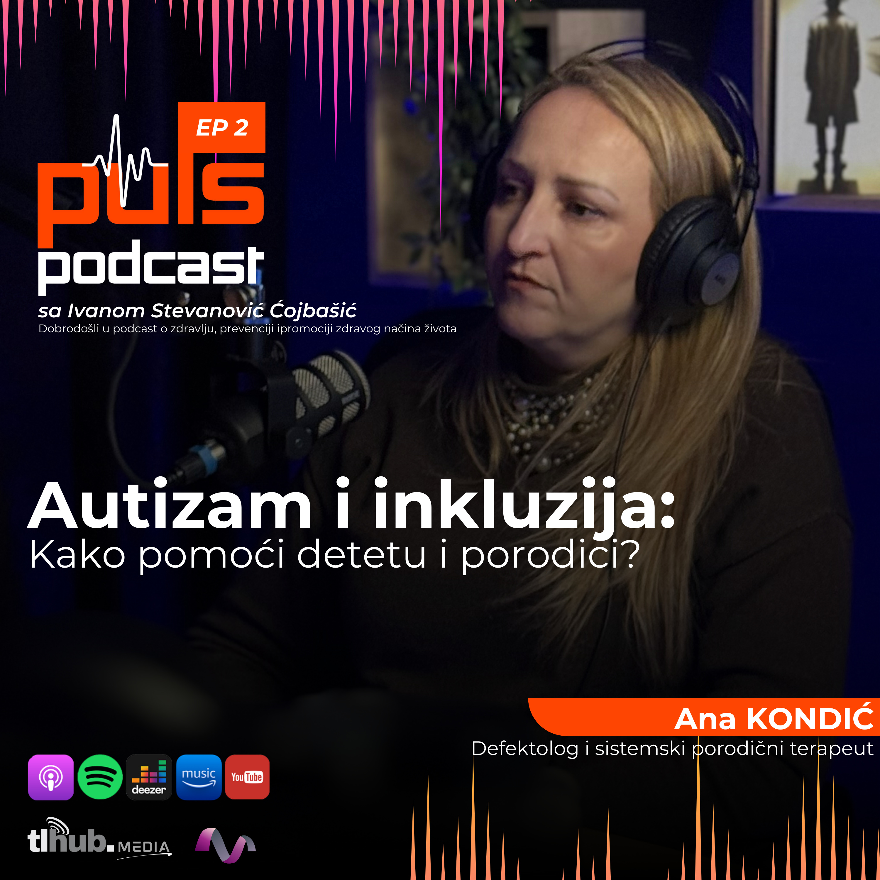 Autizam i inkluzija: Kako pomoći detetu i porodici? | Ana Kondić, defektolog i porodični terapeut episode artwork