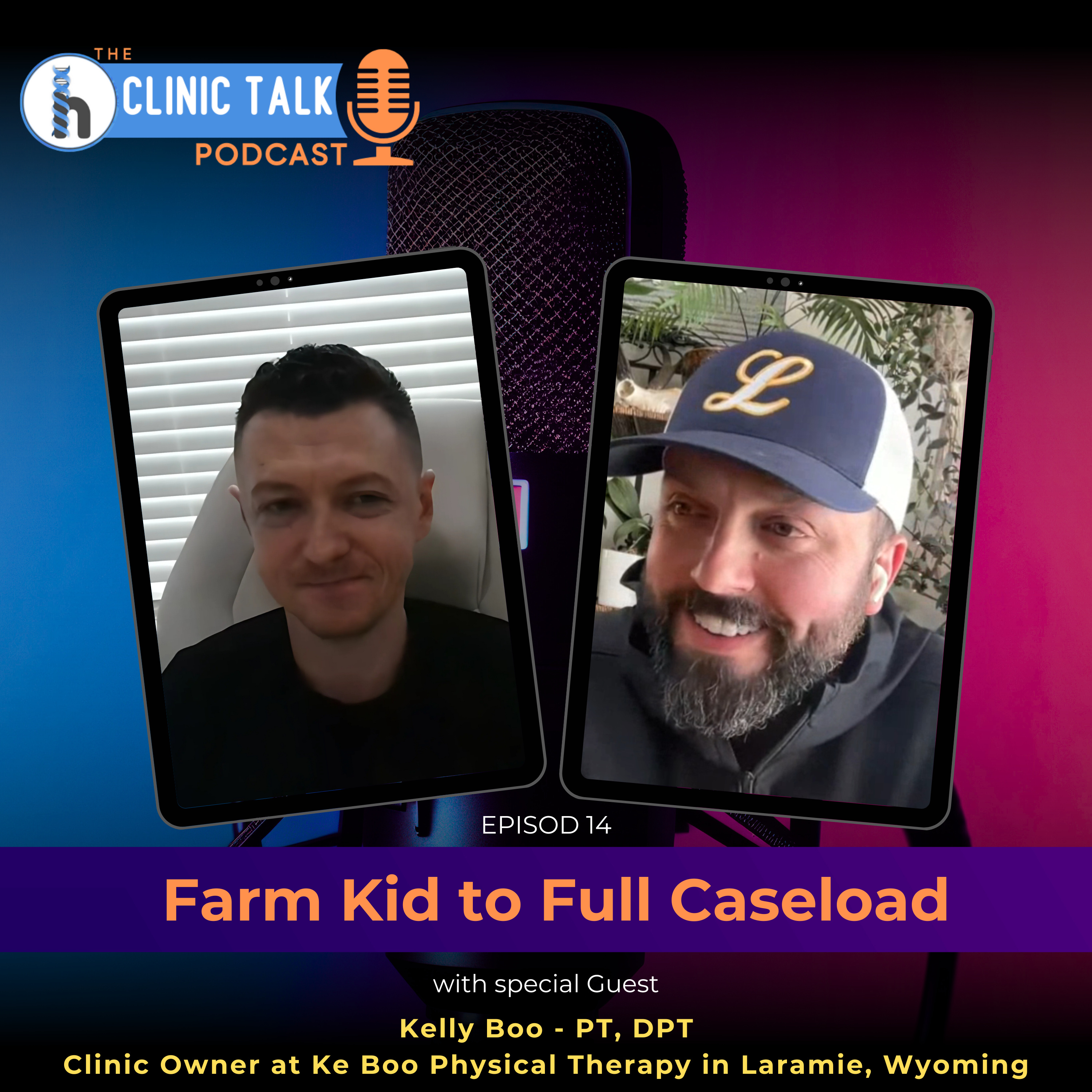The Clinic Talk Podcast EP 14 - Farm Kid to Full Caseload episode artwork