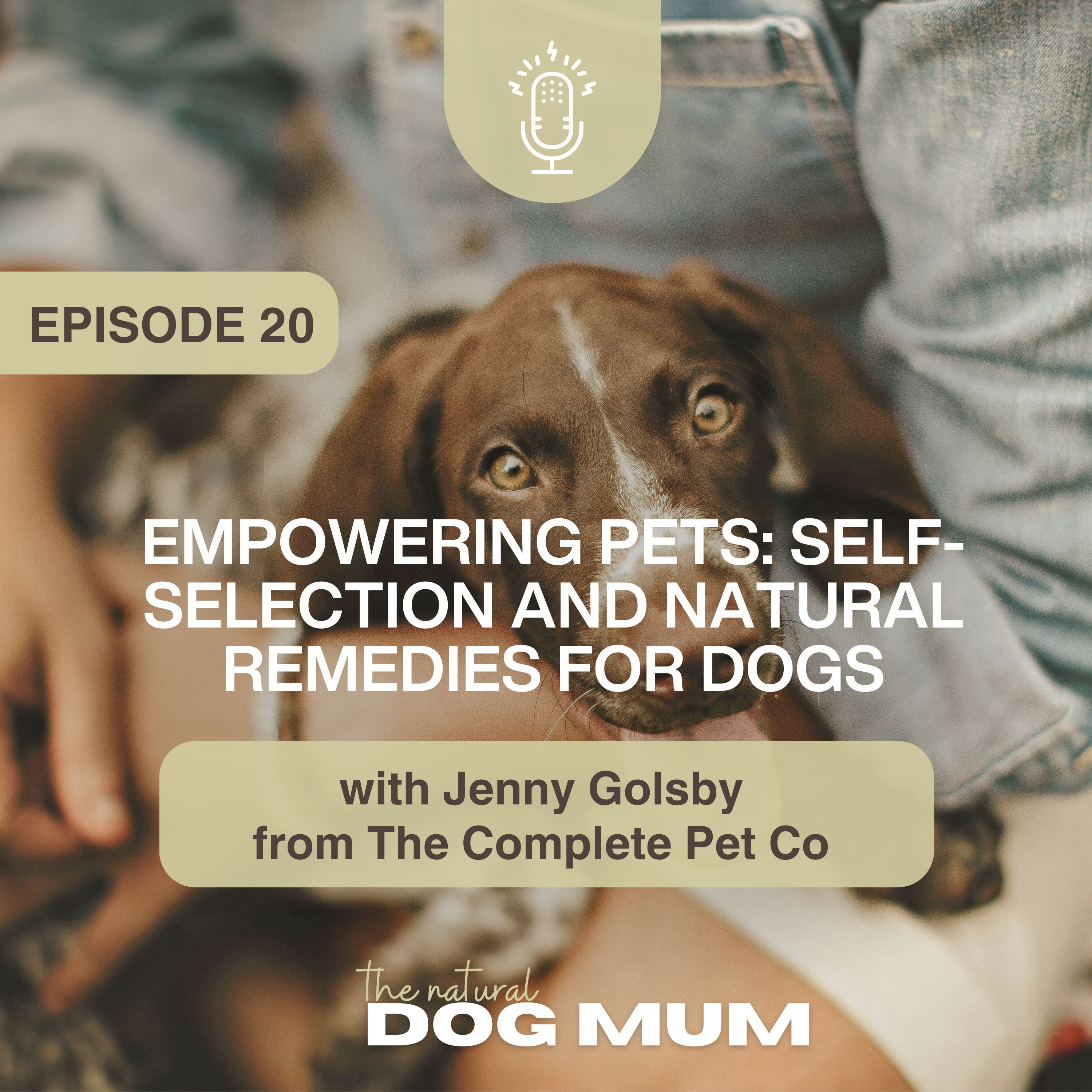 Empowering Pets: Self-Selection and Natural Remedies for Dogs with Jenny Golsby from The Complete Pet Company episode artwork