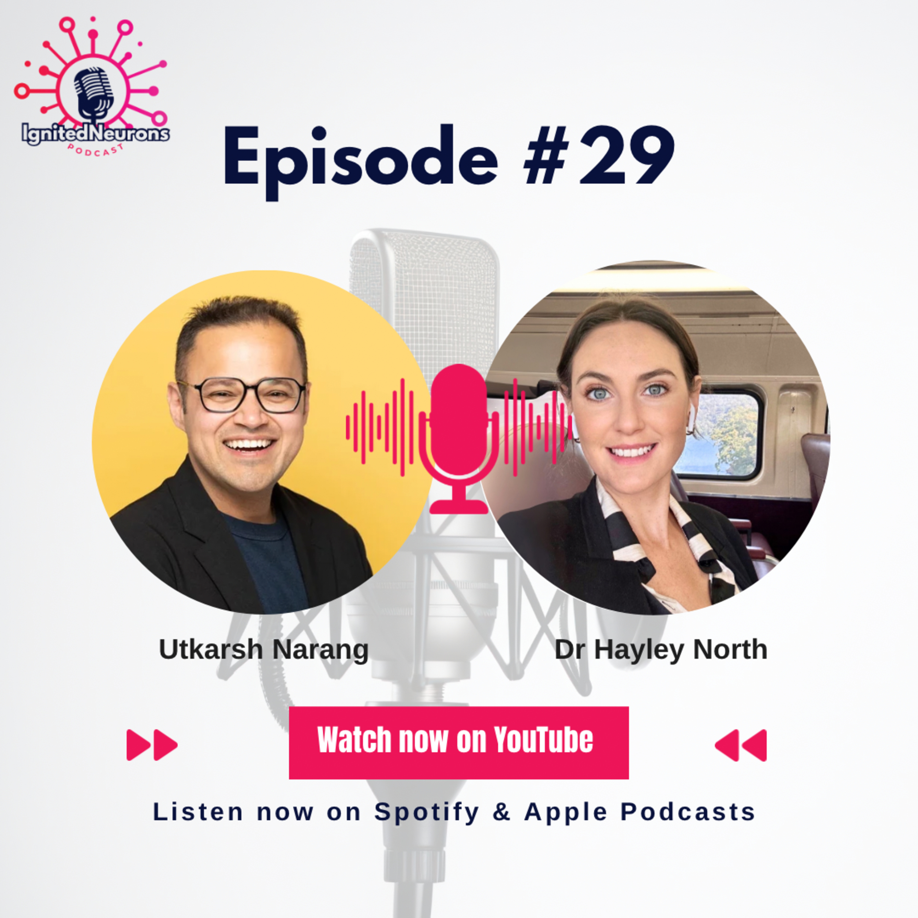 #29 Neuroscientist’s Guide to Mental Health, Mindset & Motivation | The Hidden Power of Your Prefrontal Cortex with Dr. Hayley North episode artwork