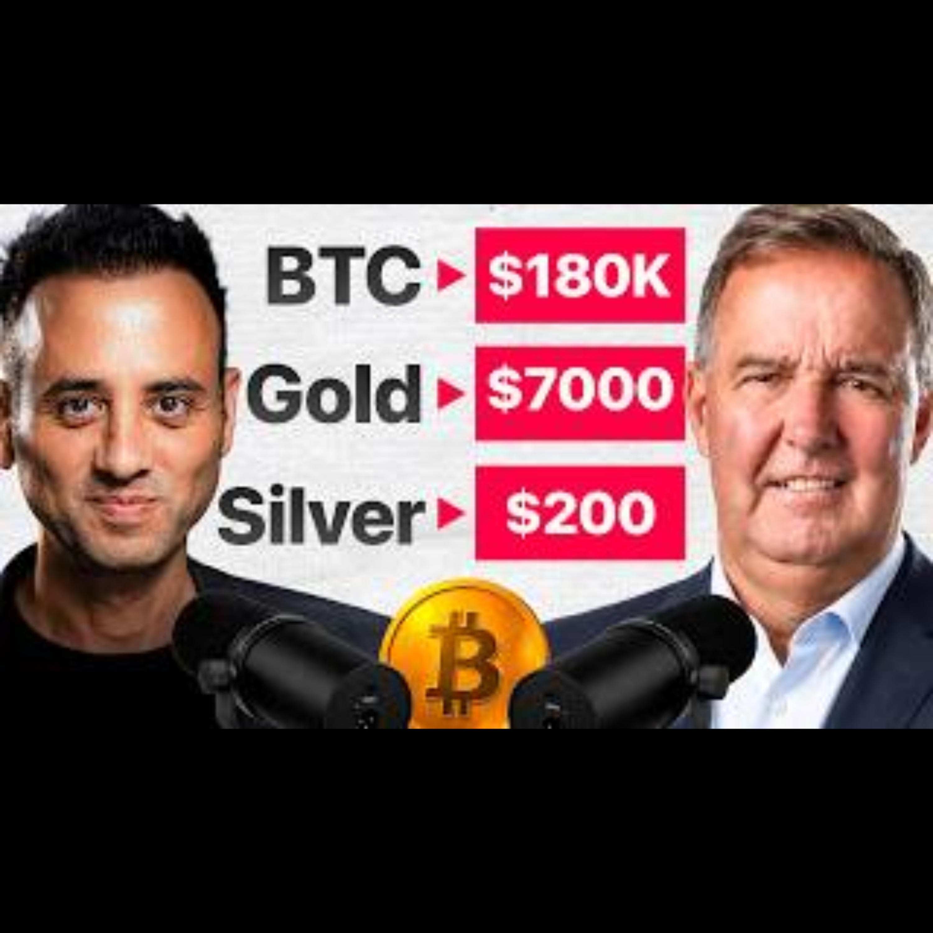 Bitcoin to $180K, Gold to $7K, Silver to $200… In X Months!