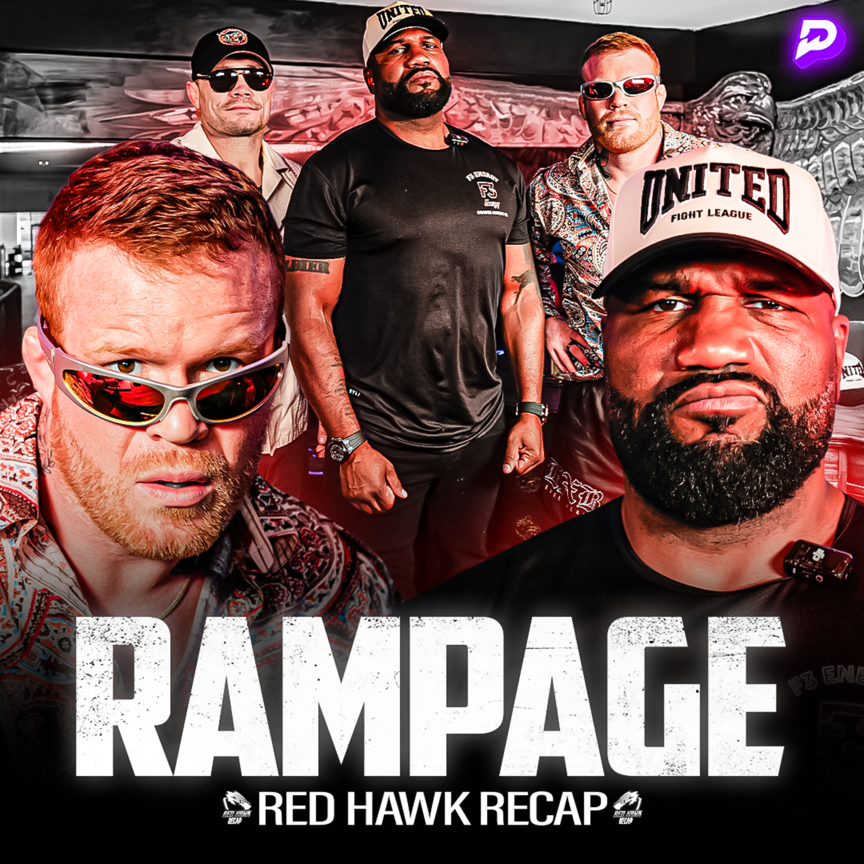 RAMPAGE JACKSON SOUNDS OFF on STREAMING, LEGENDARY CAREER, JON JONES! | Red Hawk Recap