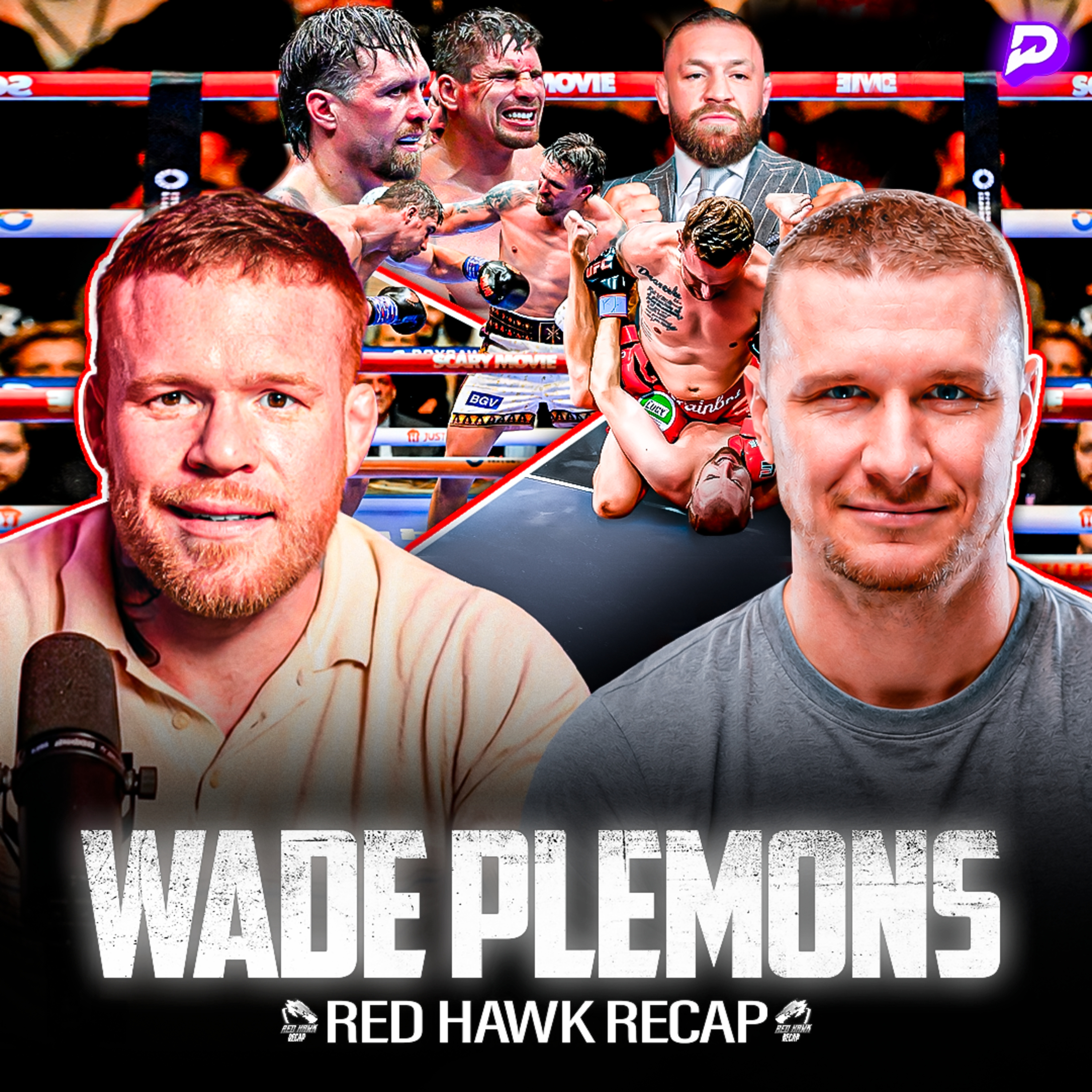 WADE CONCEPT on RICO USYK ROBERRY, BRAND RISK, MCGREGOR'S RETURN & MORE! | Red Hawk Recap episode artwork