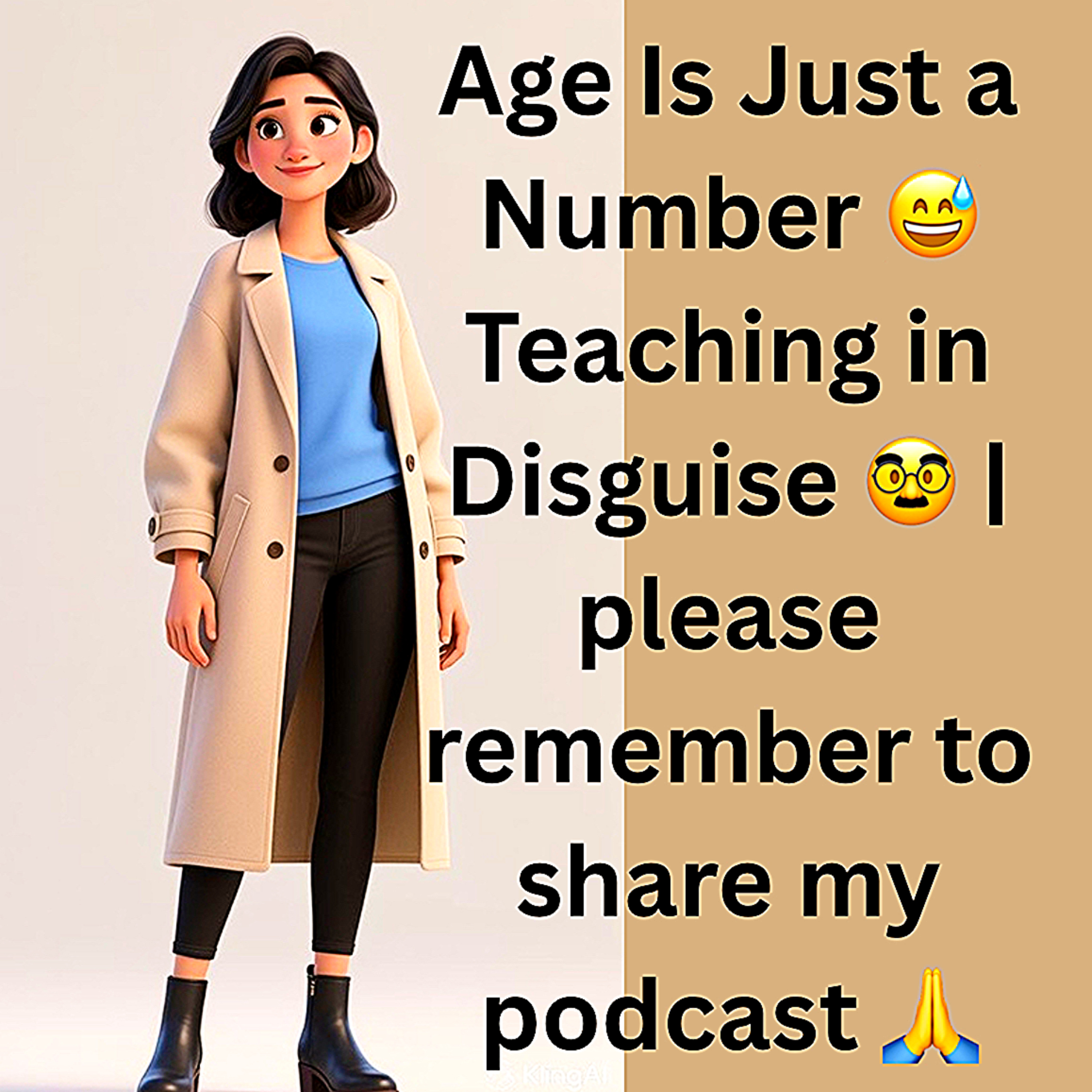 Age Is Just a Number 😅Teaching in Disguise 🥸 | please remember to share my podcast 🙏
