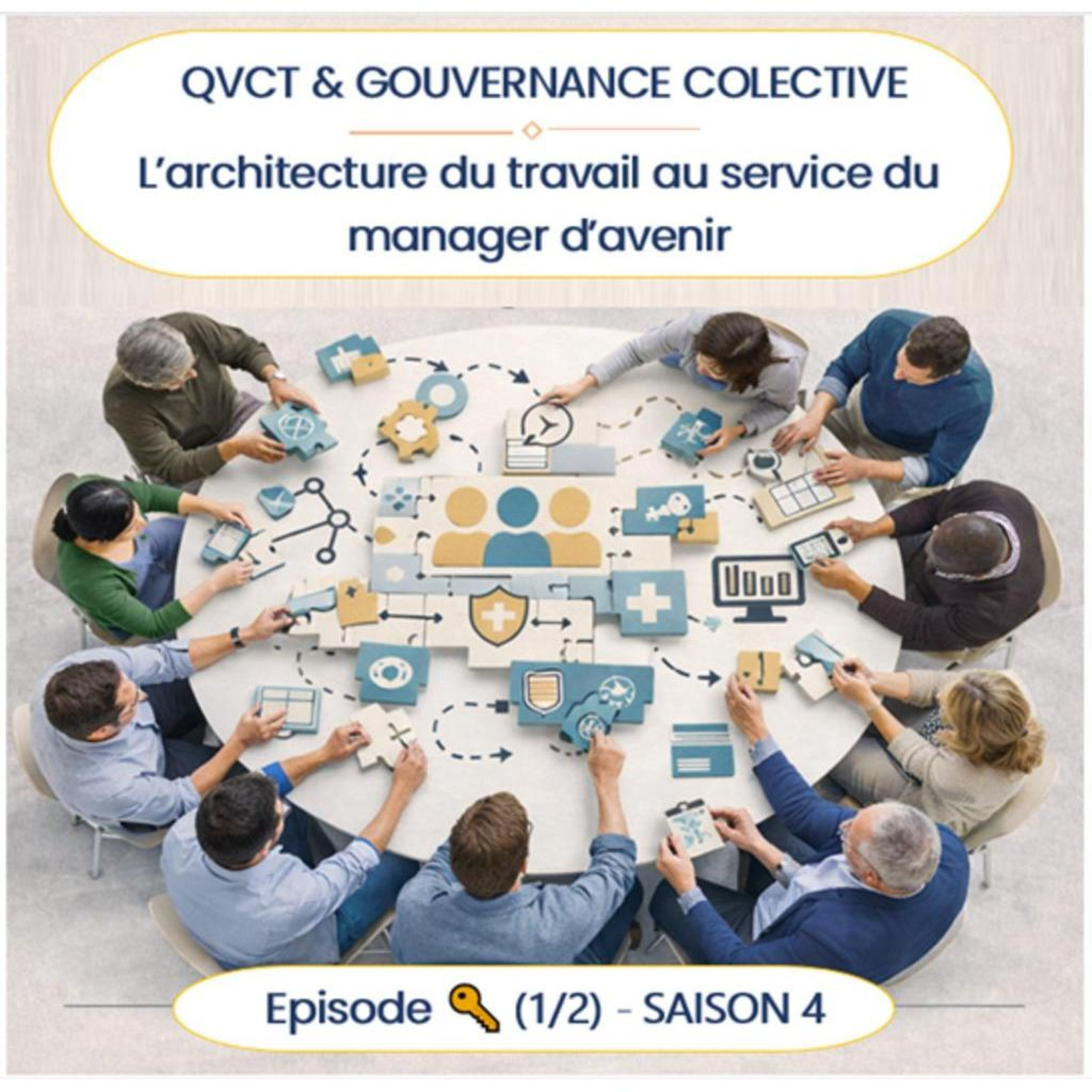 Episode Clé (E11-S4) _ QVCT & gouvernance : Architecture du travail. episode artwork