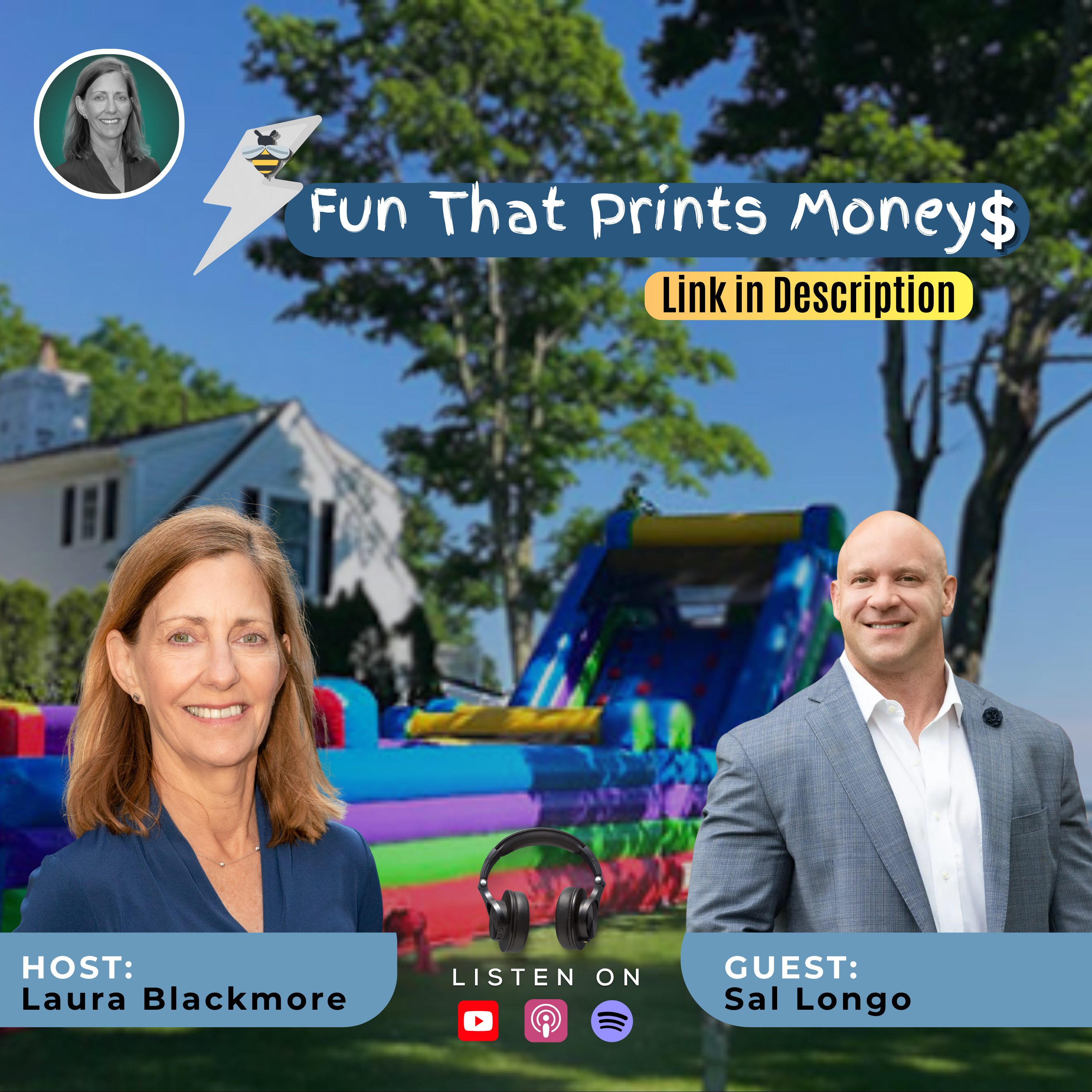 Busy Bee Jumpers’ Powerful 7-day Event Strategy with Sal Longo | Franchise Focus Podcast | Hosted By Laura Blackmore #FranchiseFocus #Blackmore  episode artwork