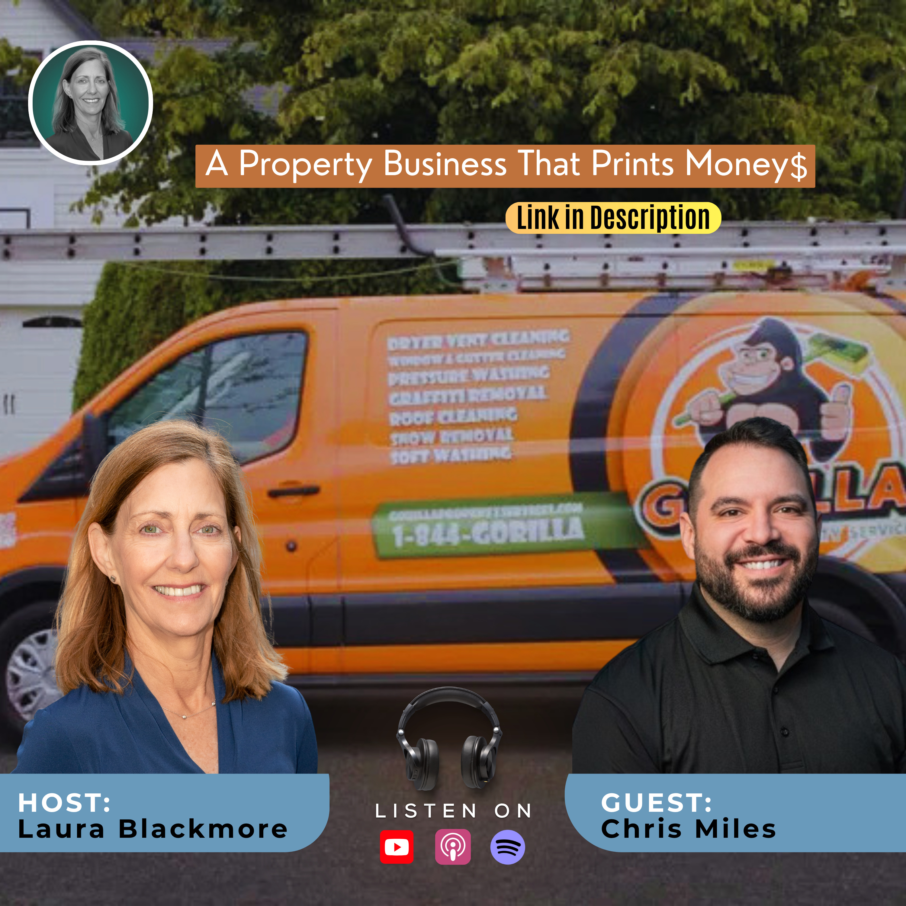 Gorilla's Mobile Exterior Maintenance Services with Chris Miles | Franchise Focus Podcast | Hosted By Laura Blackmore #FranchiseFocus #Blackmore episode artwork