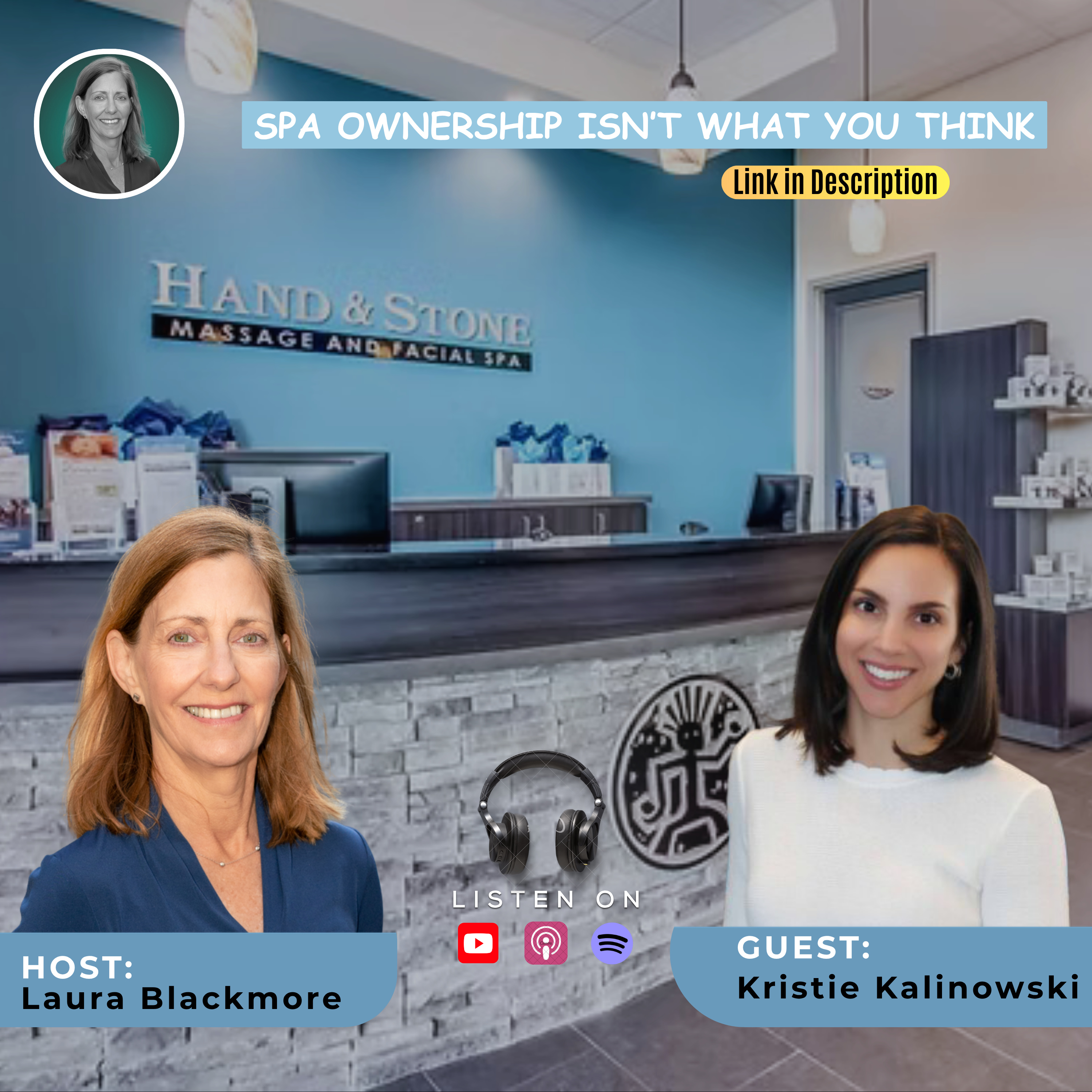 Hand & Stone Misconceptions About Spa Ownership With Kristie Kalinowski | Franchise Focus Podcast | Hosted By Laura Blackmore #FranchiseFocus #Blackmore episode artwork