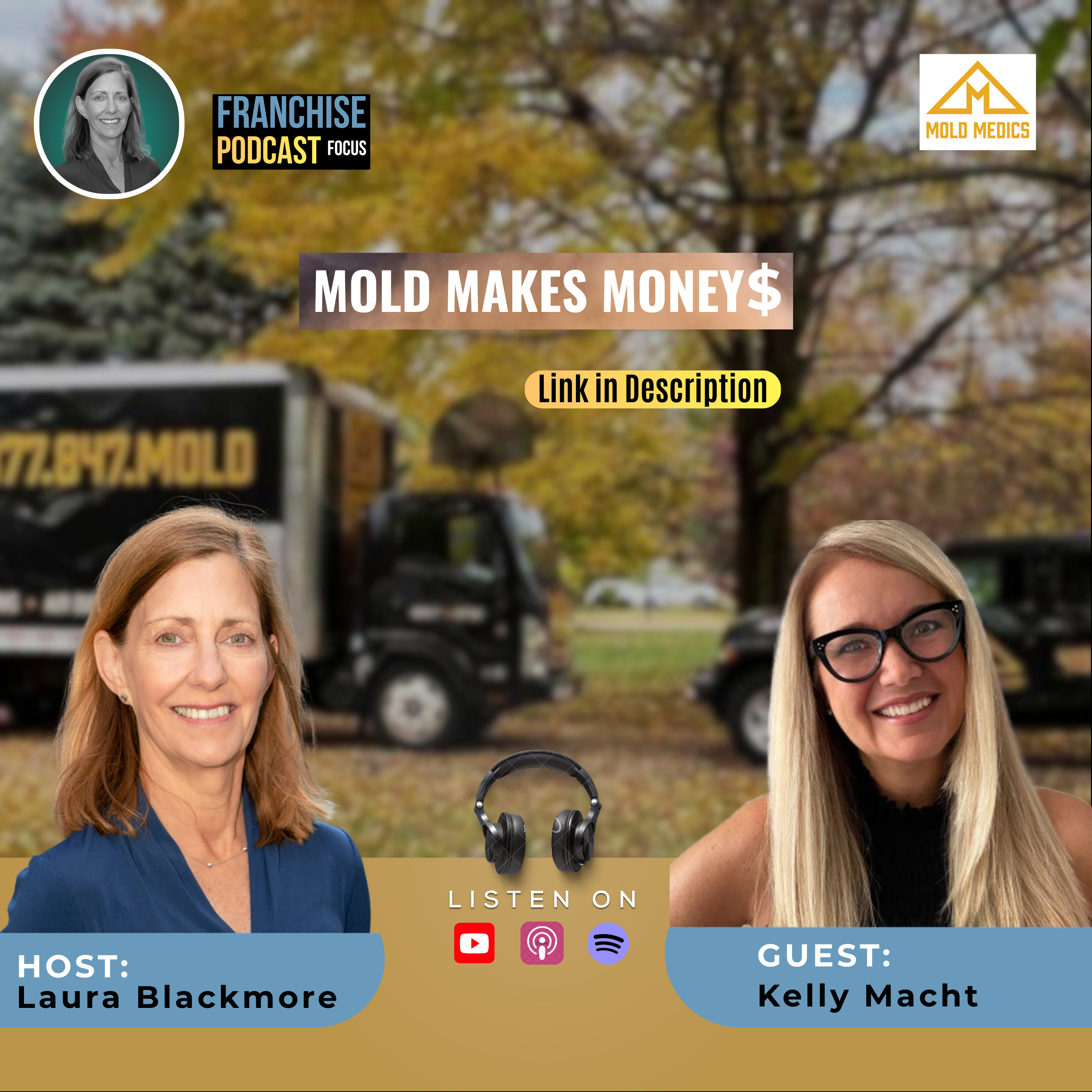 Mold Medics: How To Build Real Connections with Kelly Macht | Franchise Focus Podcast | Hosted By Laura Blackmore #FranchiseFocus #Blackmore episode artwork