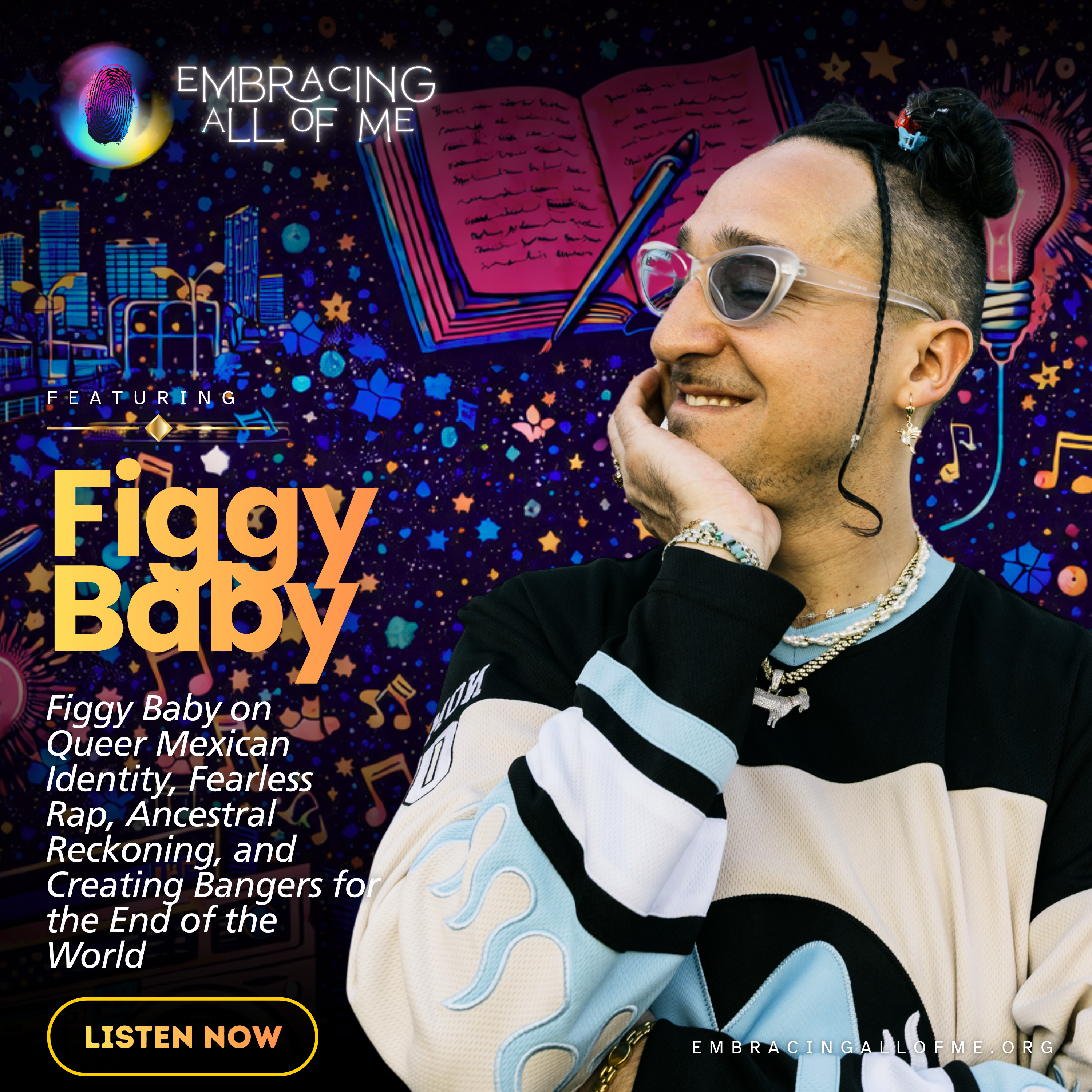 S3. E43: Figgy Baby on Queer Mexican Identity, Fearless Rap, Ancestral Reckoning, and Creating Bangers for the End of the World