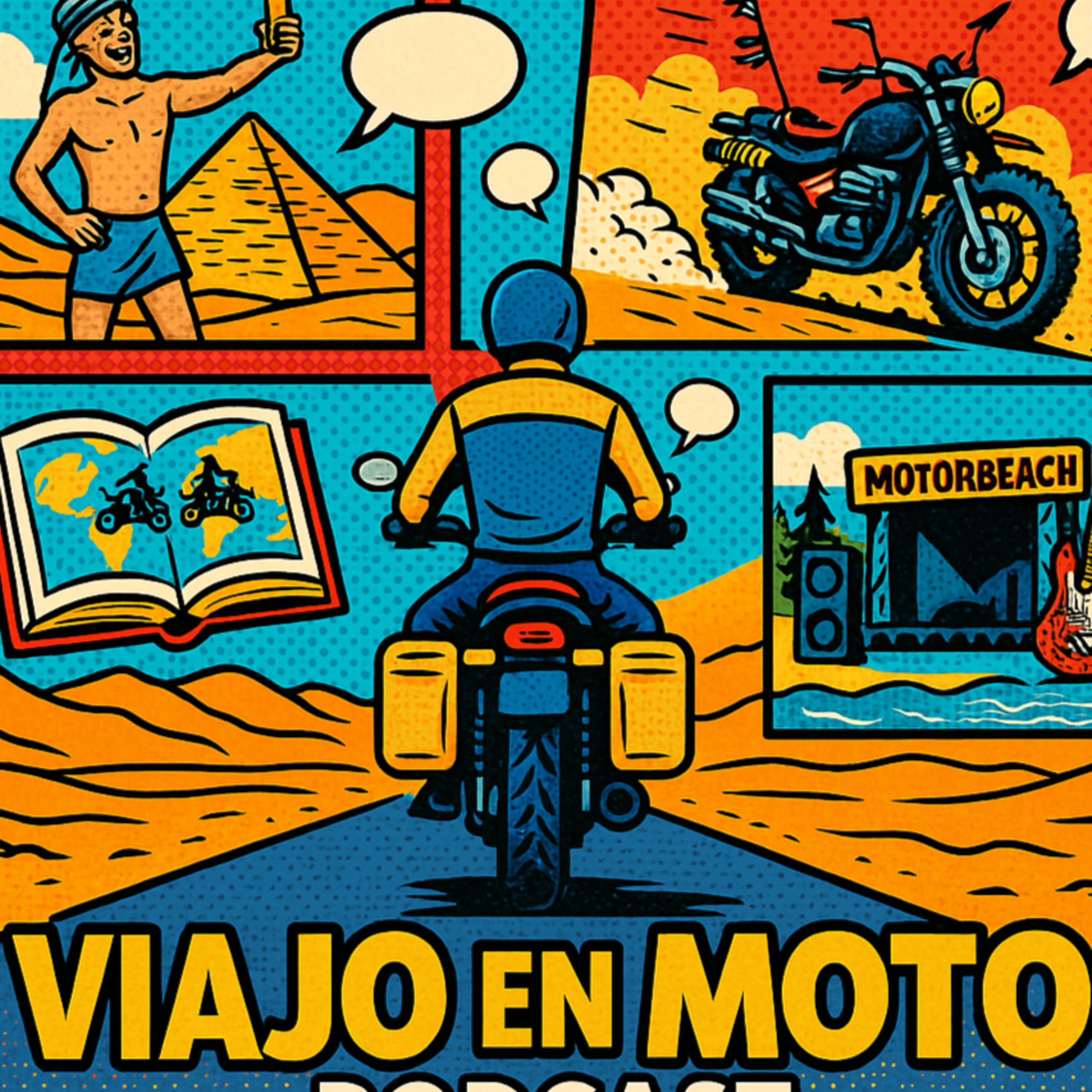 Turistas disfrazados, motos salvajes y viajeros de verdad