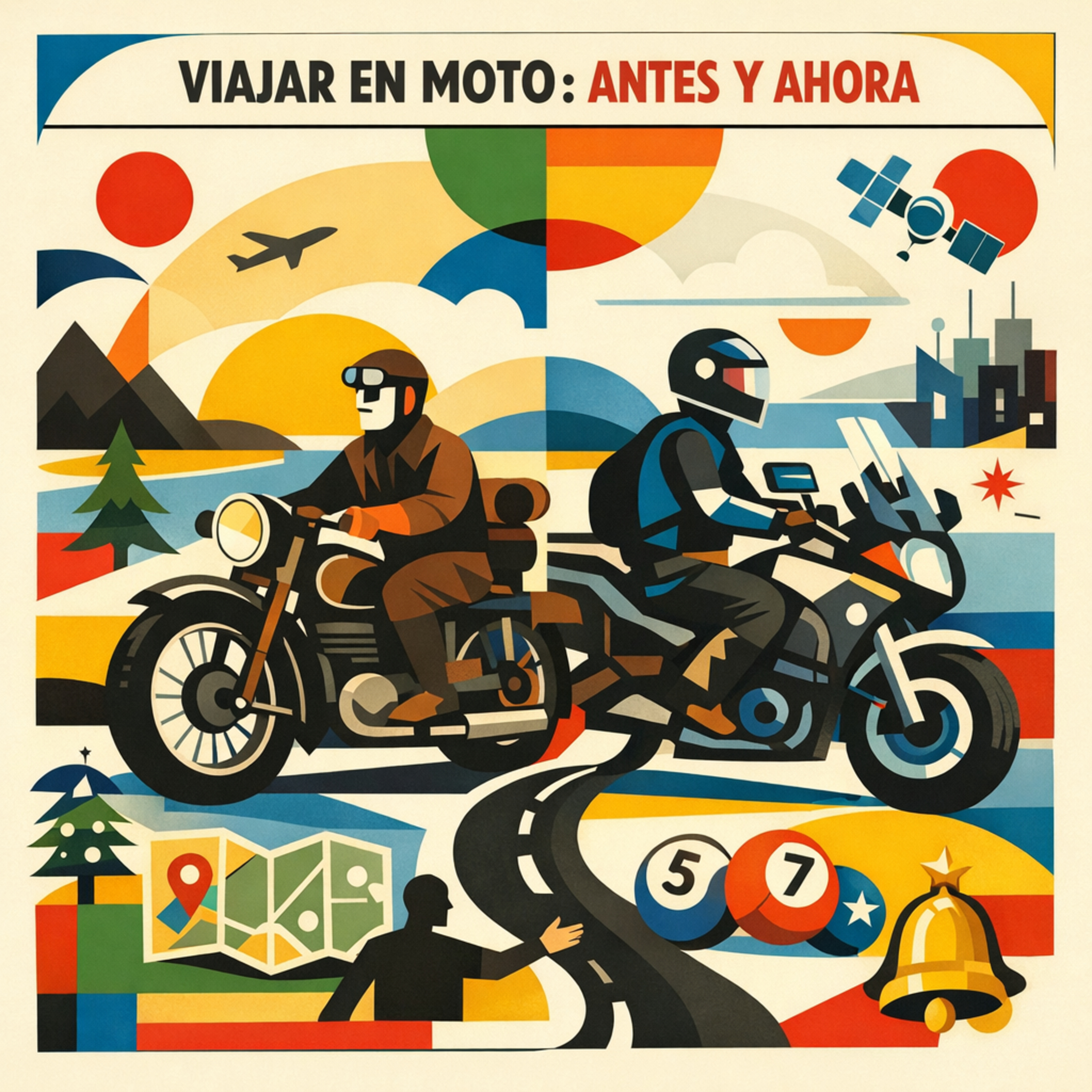 Viajar en moto: antes y ahora
