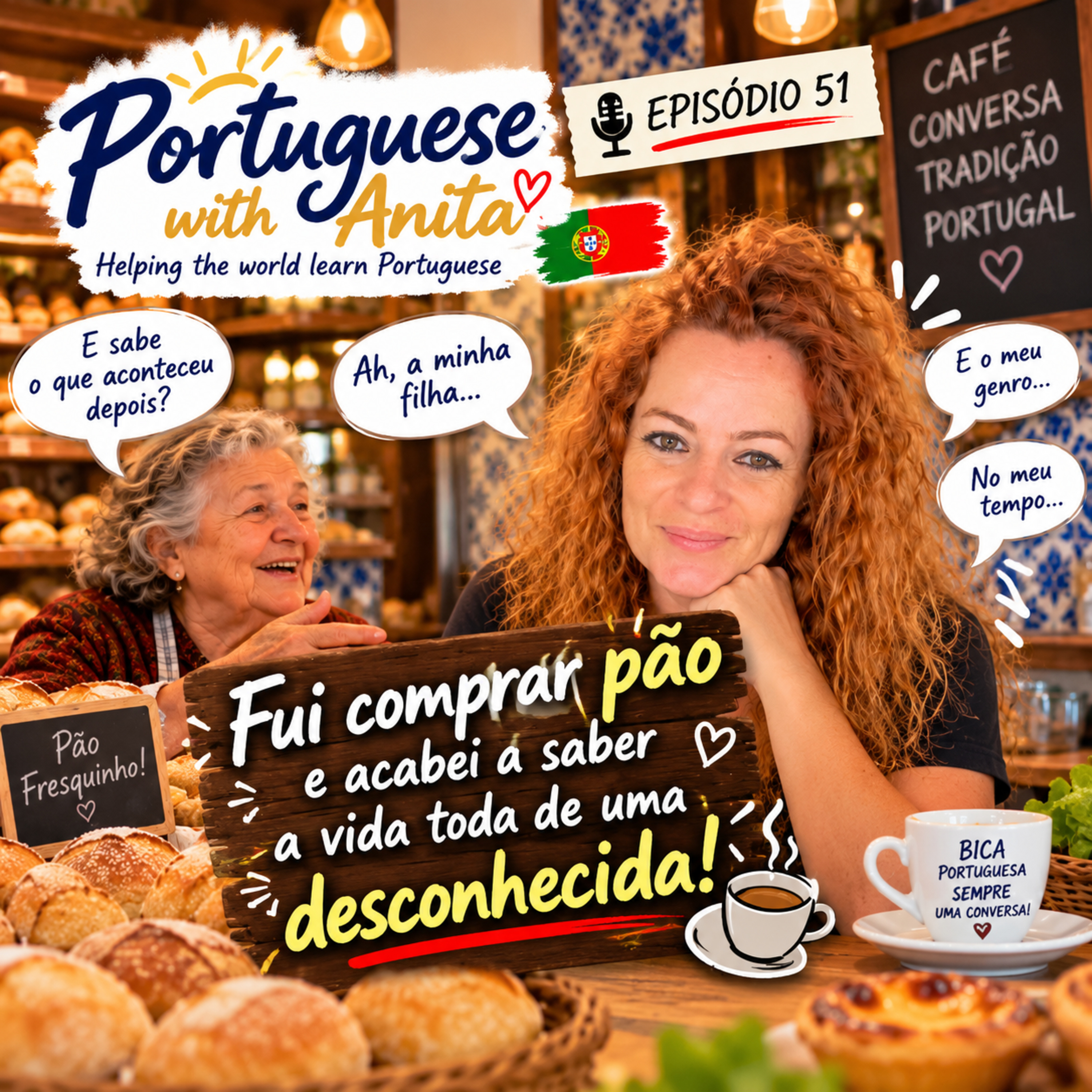 #51: Fui comprar pão e acabei a saber a vida toda de uma desconhecida!