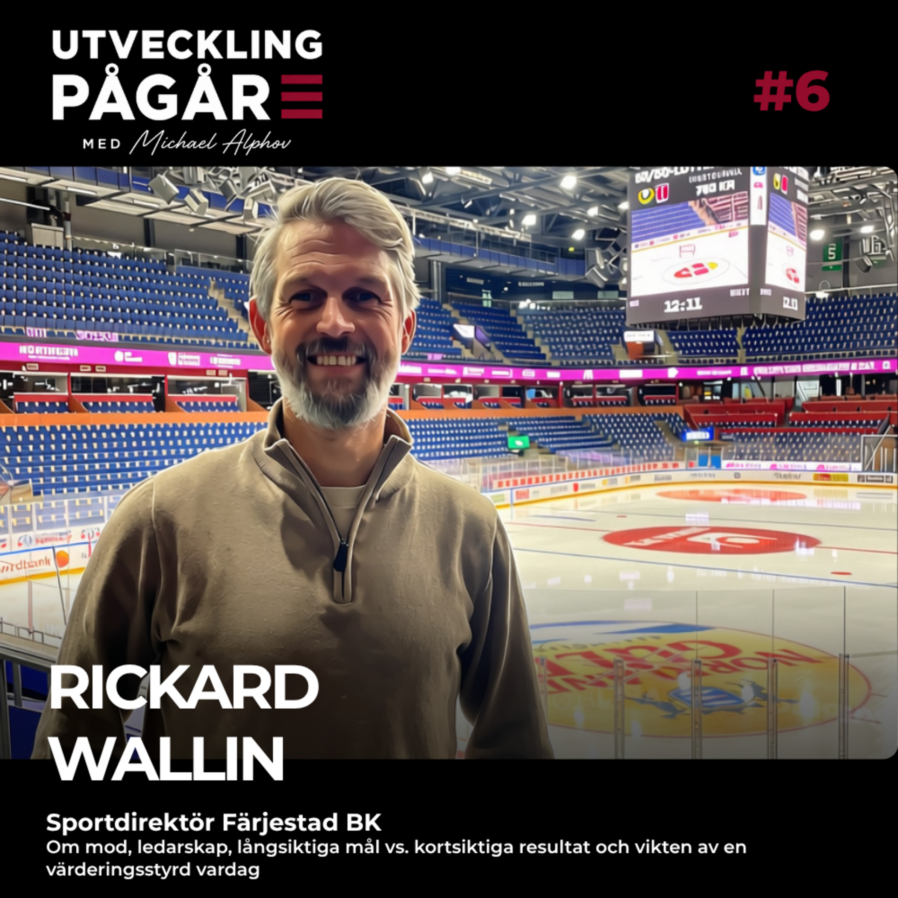 #6 Rickard Wallin: om mod, ledarskap, långsiktiga mål vs. kortsiktiga resultat och vikten av en värderingsstyrd vardag  episode artwork