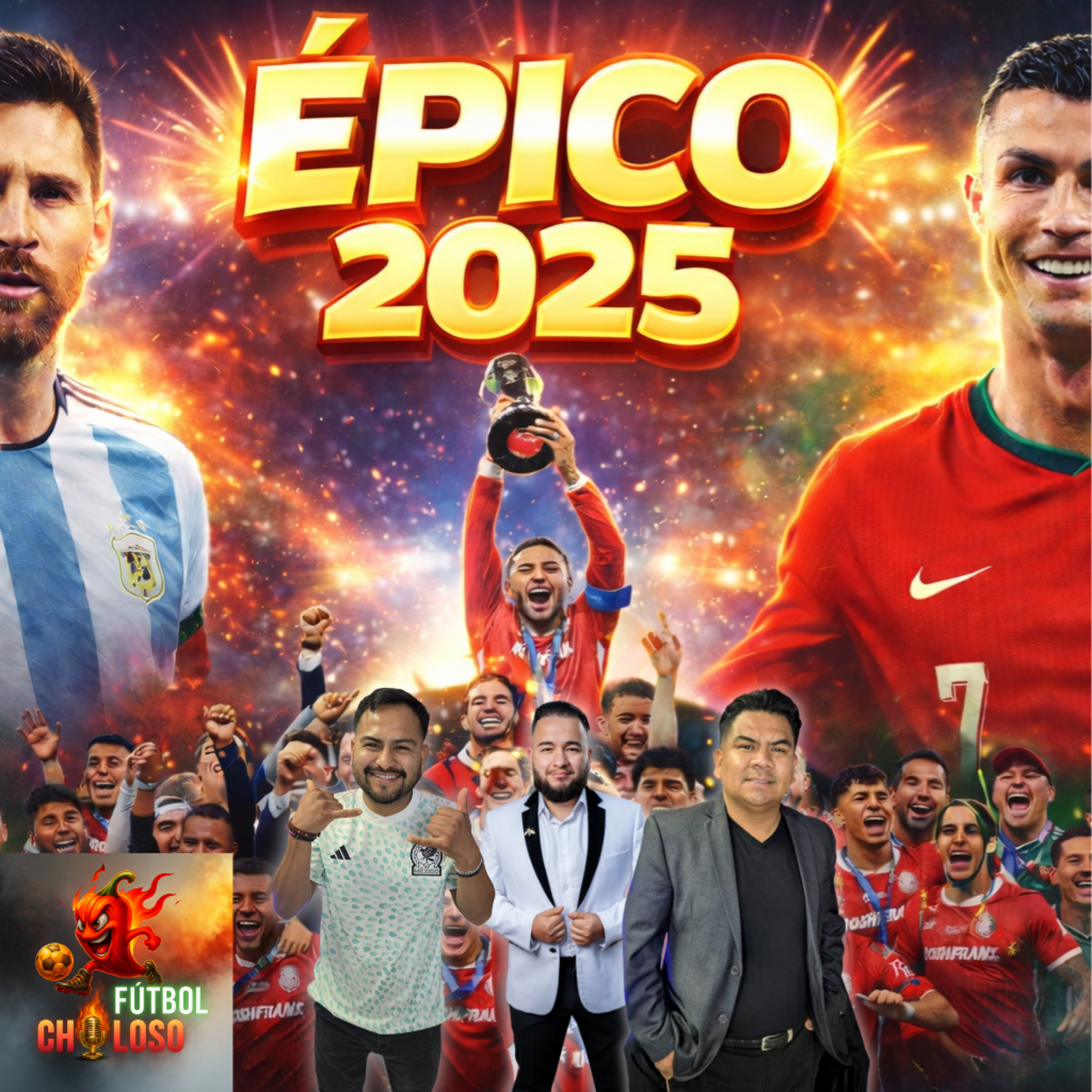 🎙️🔥 EPICO 2025: Messi, CR7, Toluca, Chivas, América y Las Nuevas Estrellas 🇲🇽⚽ episode artwork