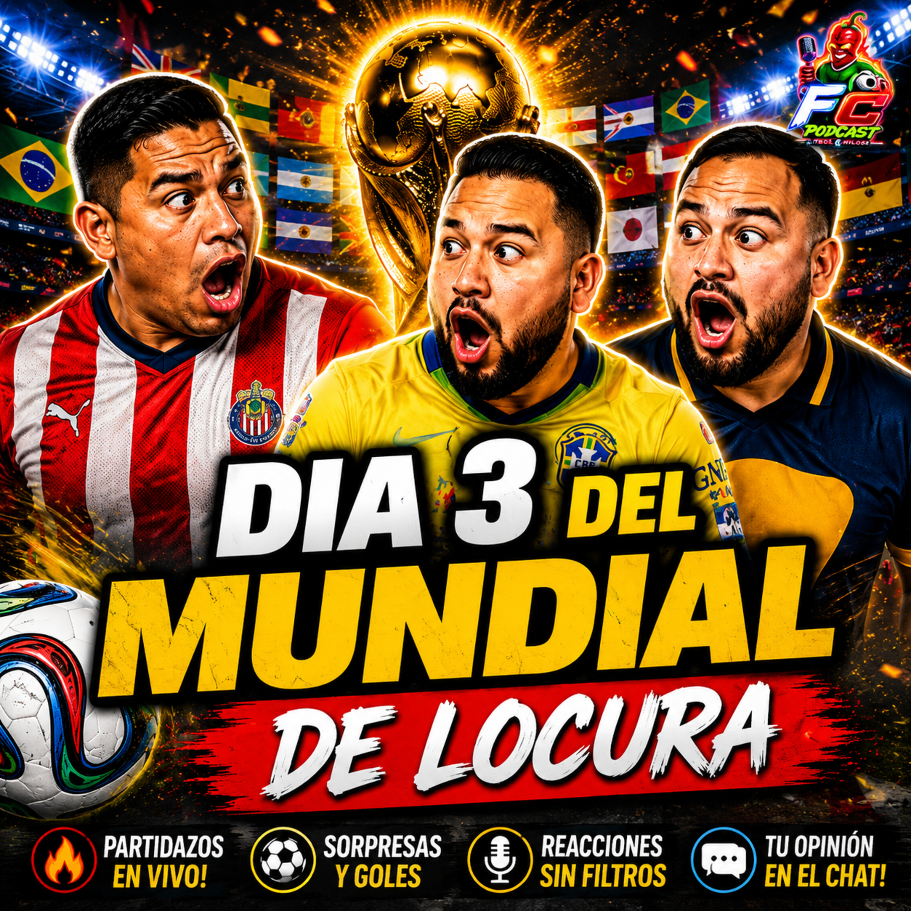 😱 ¡USA HUMILLA a Paraguay! | Brasil vs Marruecos | Día de Locura en el Mundial episode artwork