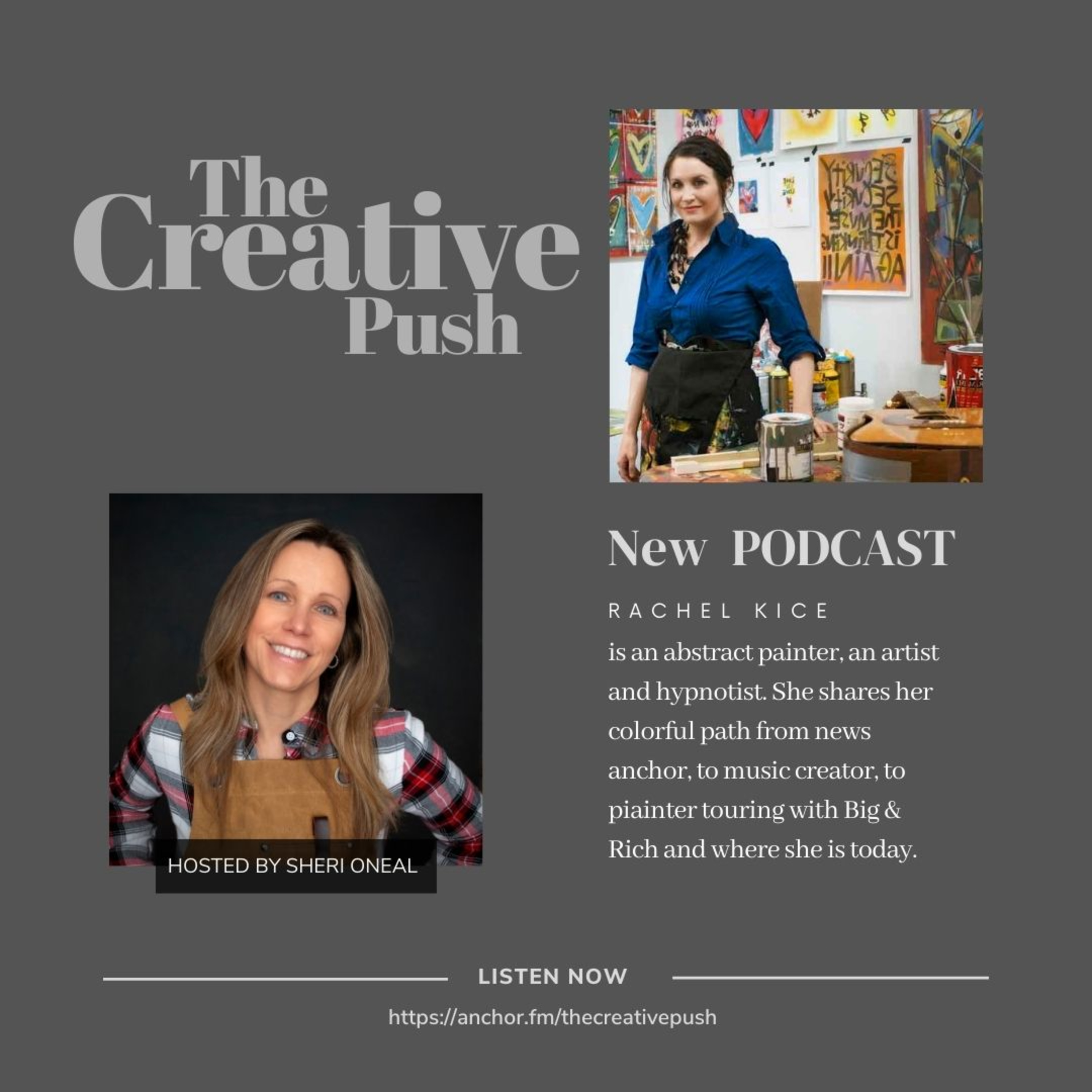 Abstract Painter & Hypnotist Rachel Kice