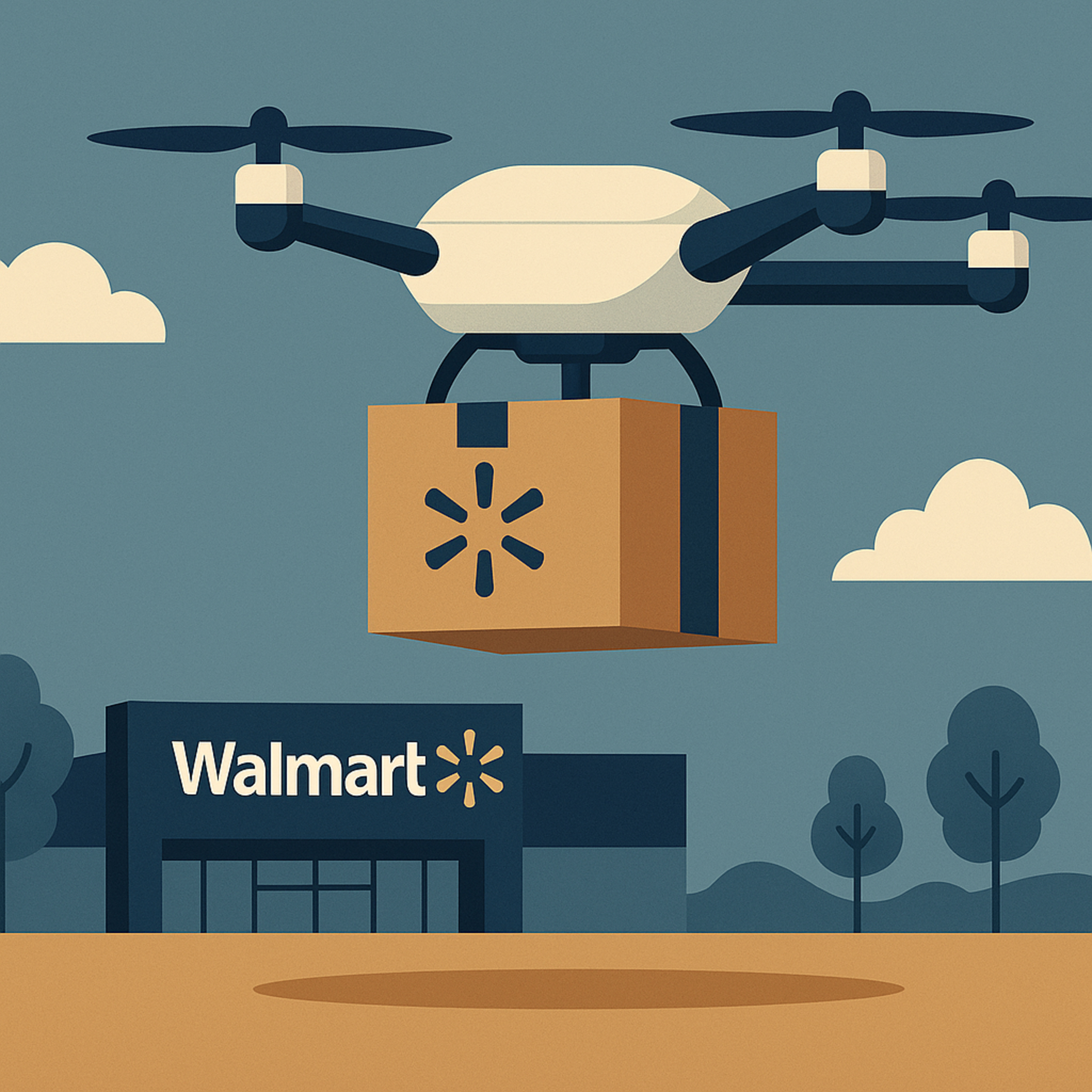 Walmart goes aerial, AMC sells screen time, RBI unlocks ₹2.5T, and Uber tests stablecoins episode artwork