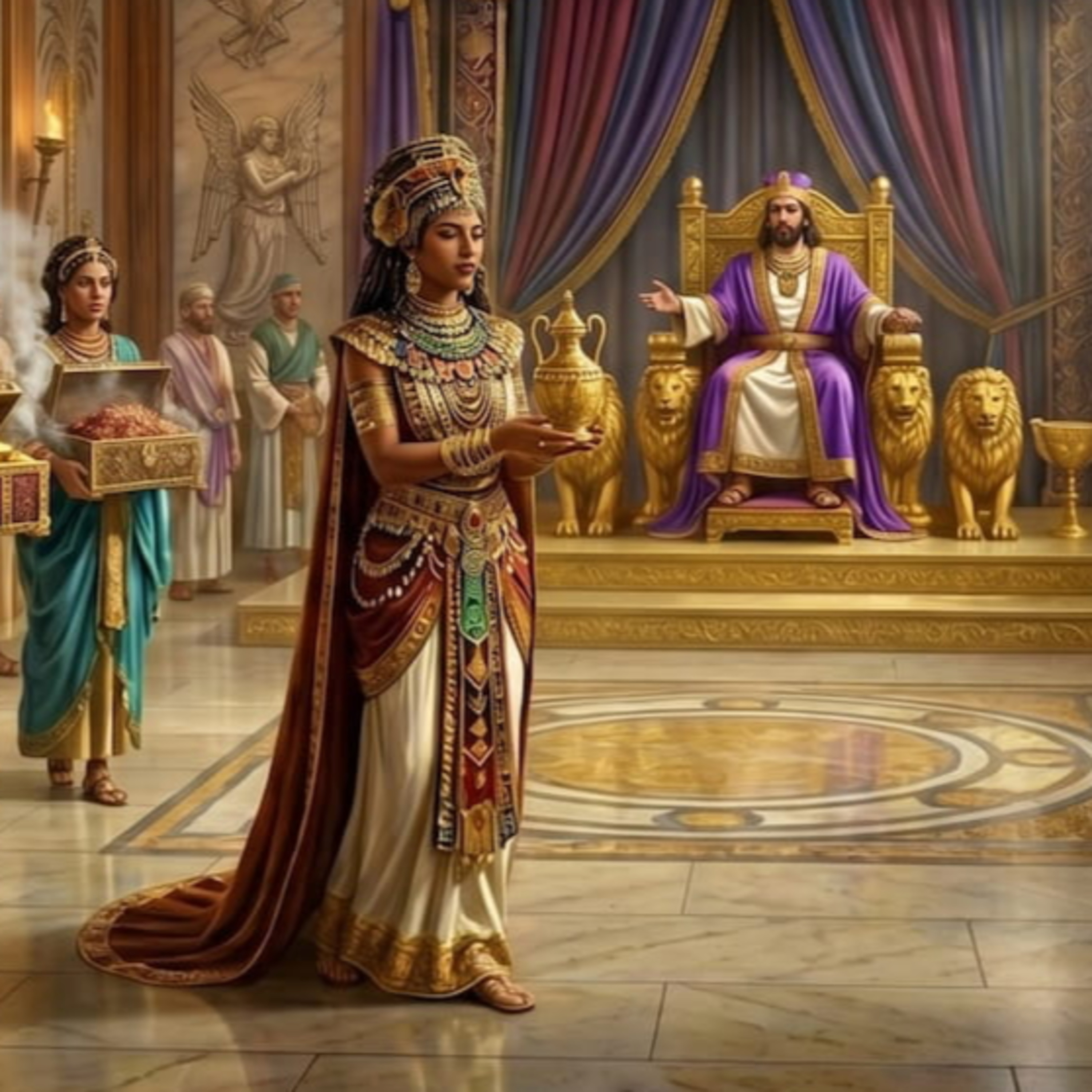 322. 1 Rois 10 – Salomon et la reine de Saba
