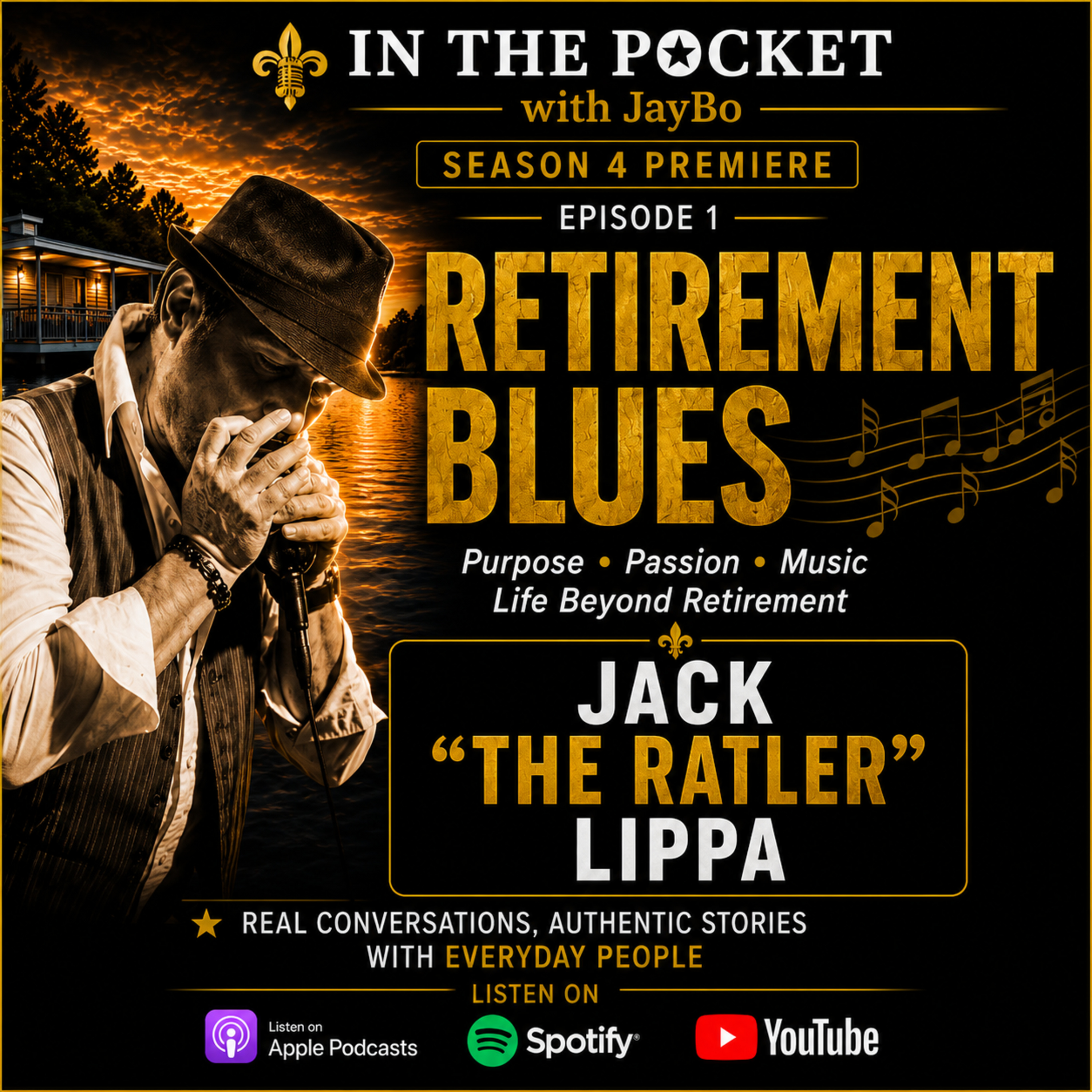 S4E1 | Jack “The Ratler” Lippa | Retirement Blues: Purpose Beyond Retirement