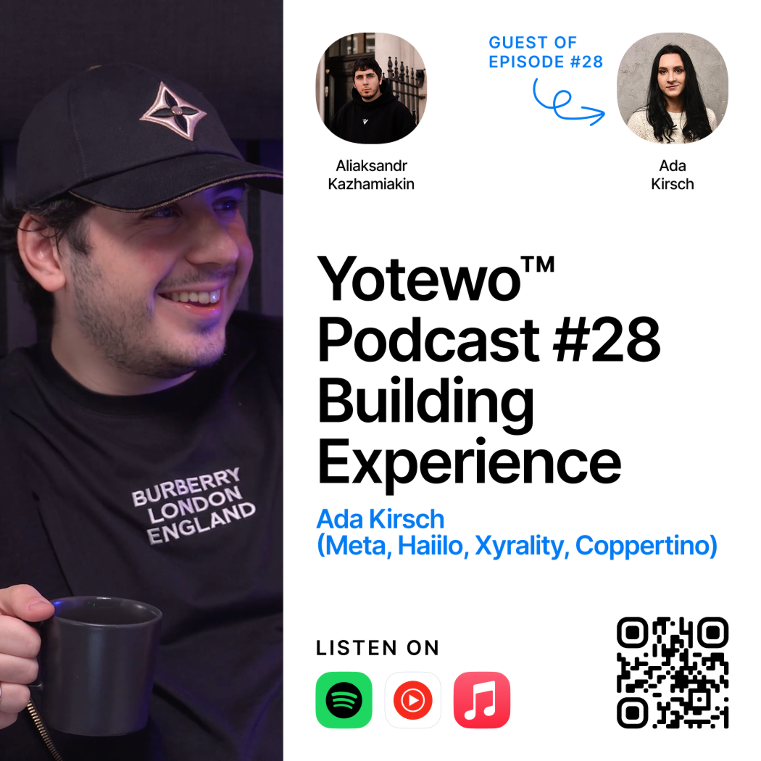 Yotewo™ Podcast #28 Building Experience – Ada Kirsch (Meta, Haiilo, Xyrality, Coppertino)