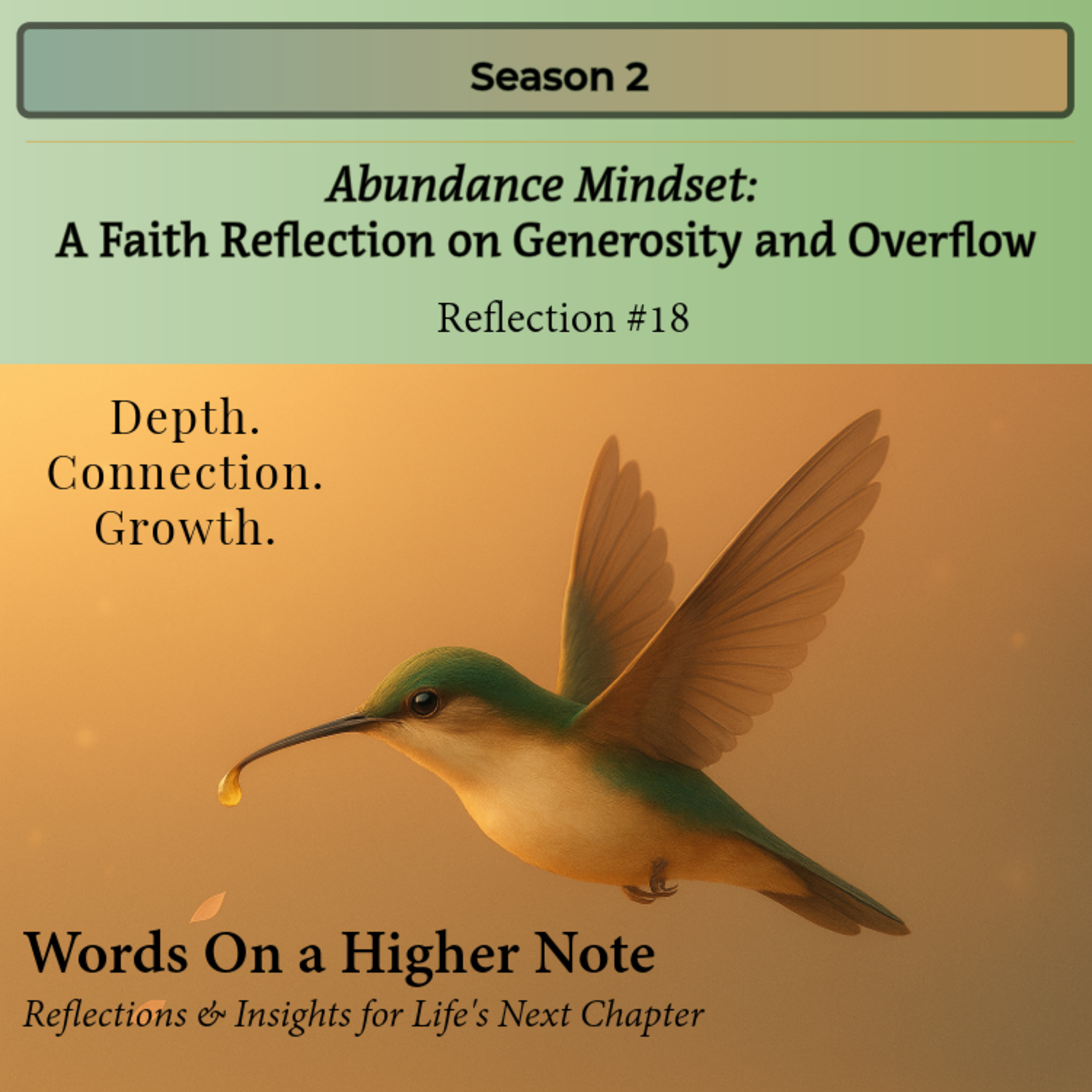 Abundance Mindset: A Faith Reflection on Generosity and Overflow episode artwork