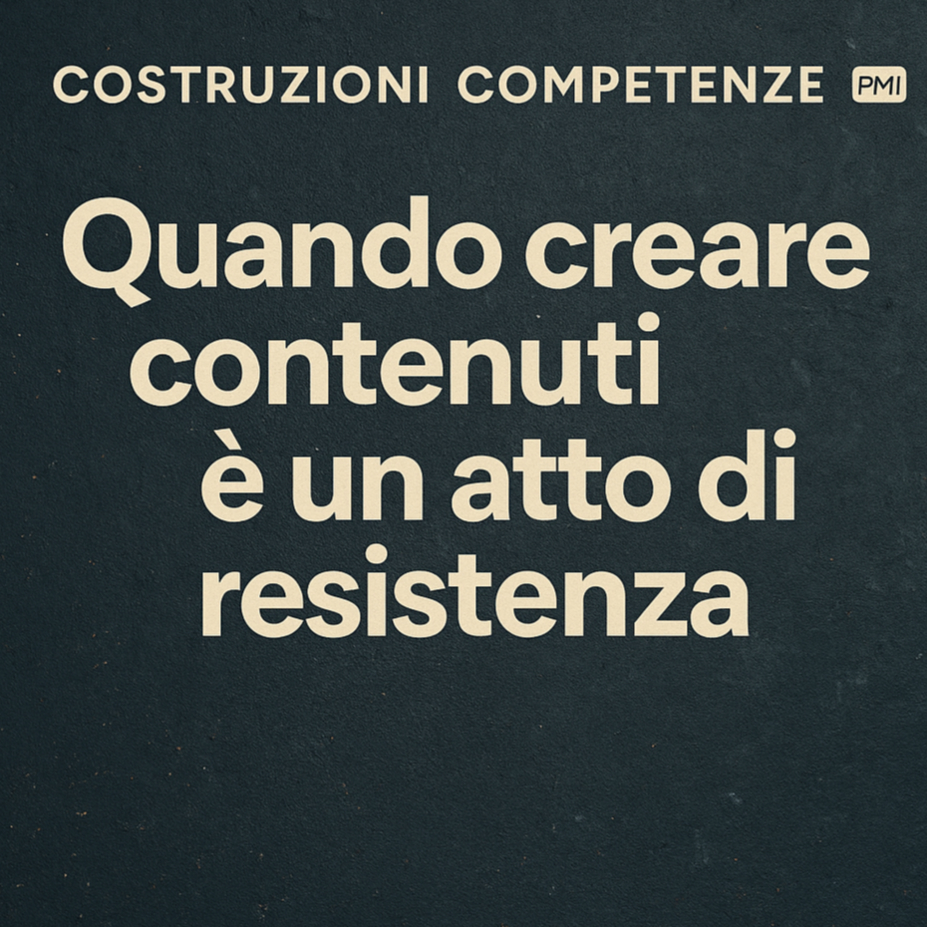 Costruzioni Competenze – Il podcast per chi costruisce valore