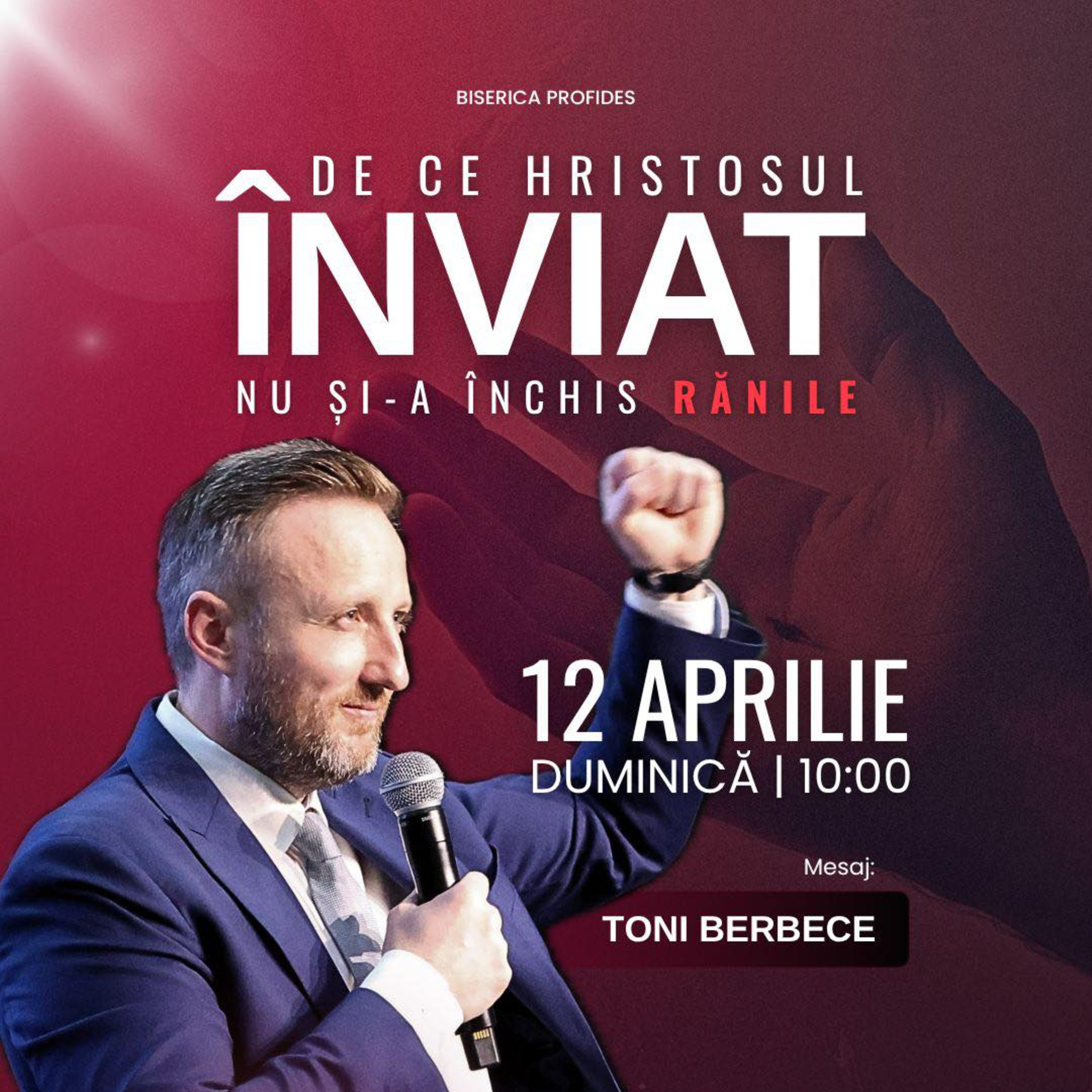 De ce Hristosul inviat nu si-a inchis ranile