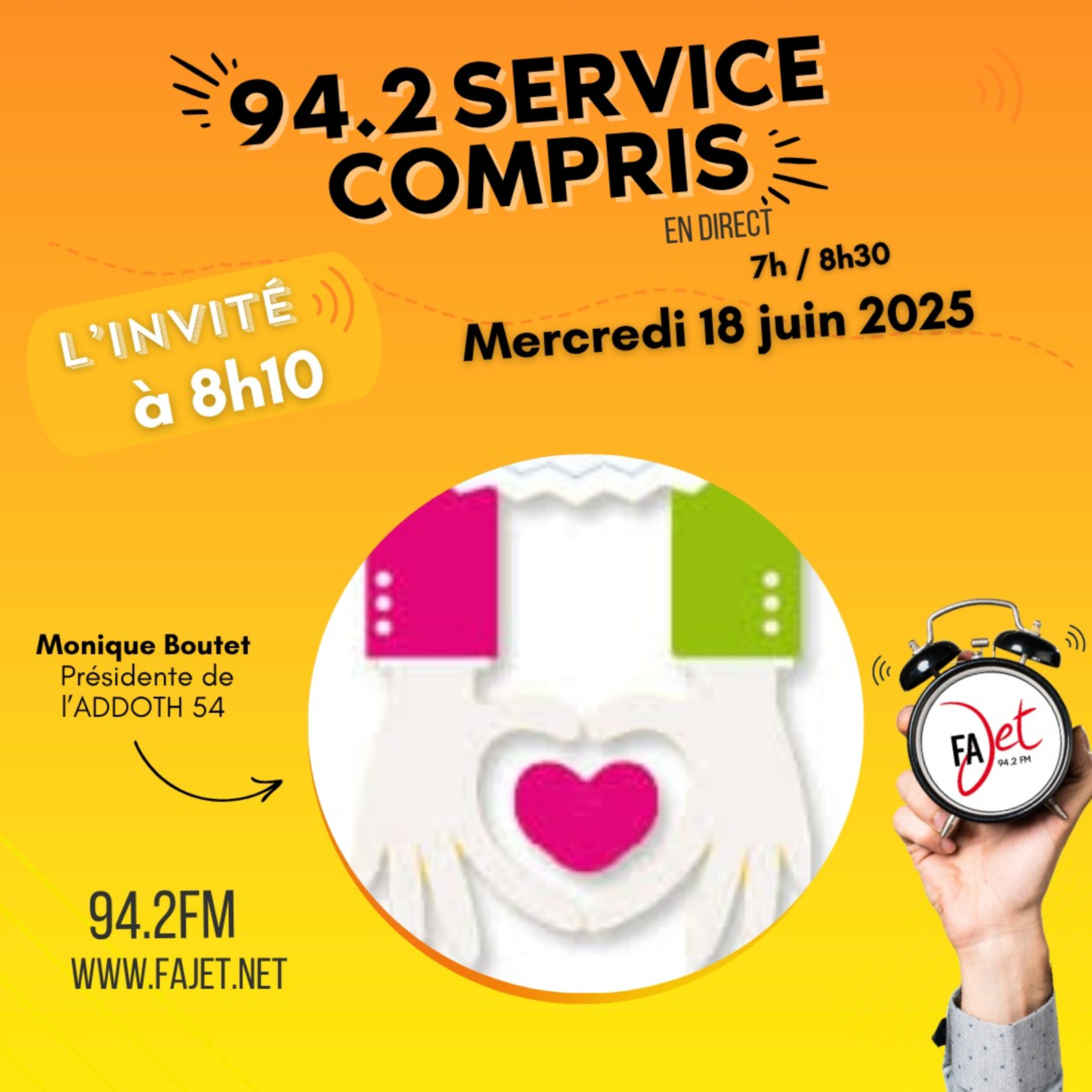 L\'interview de la matinale - radio Fajet