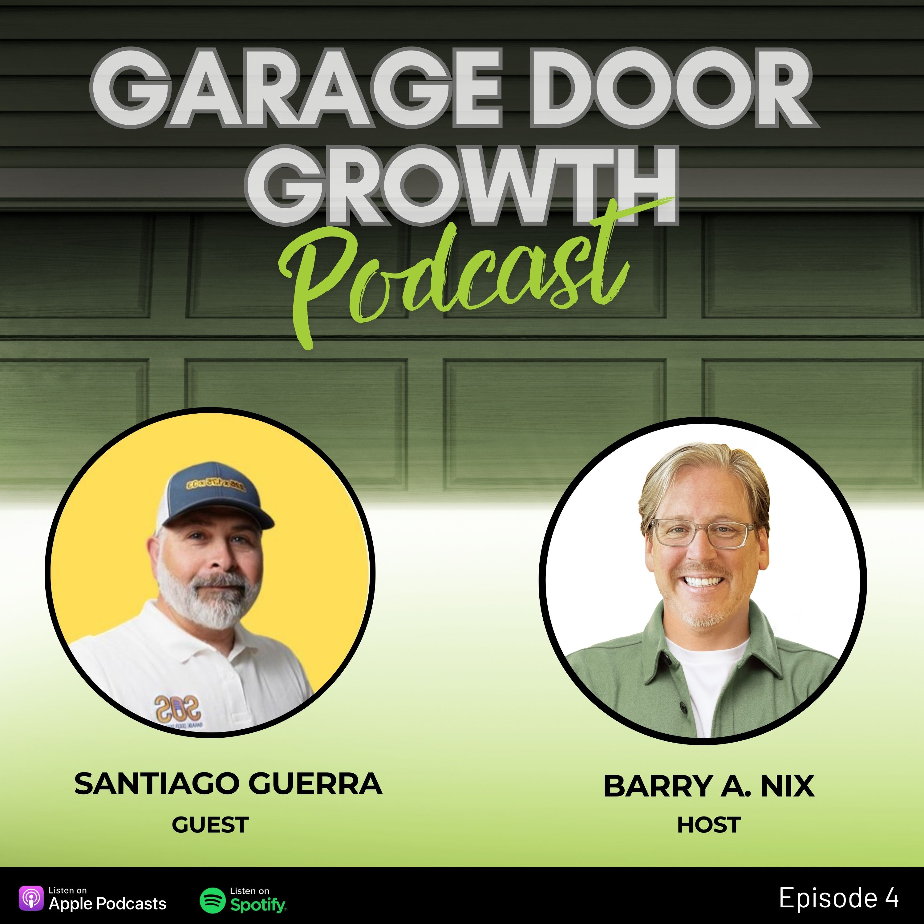The Power of Content Creation in Home Services with Santiago Guerra, SOS Garage Door episode artwork