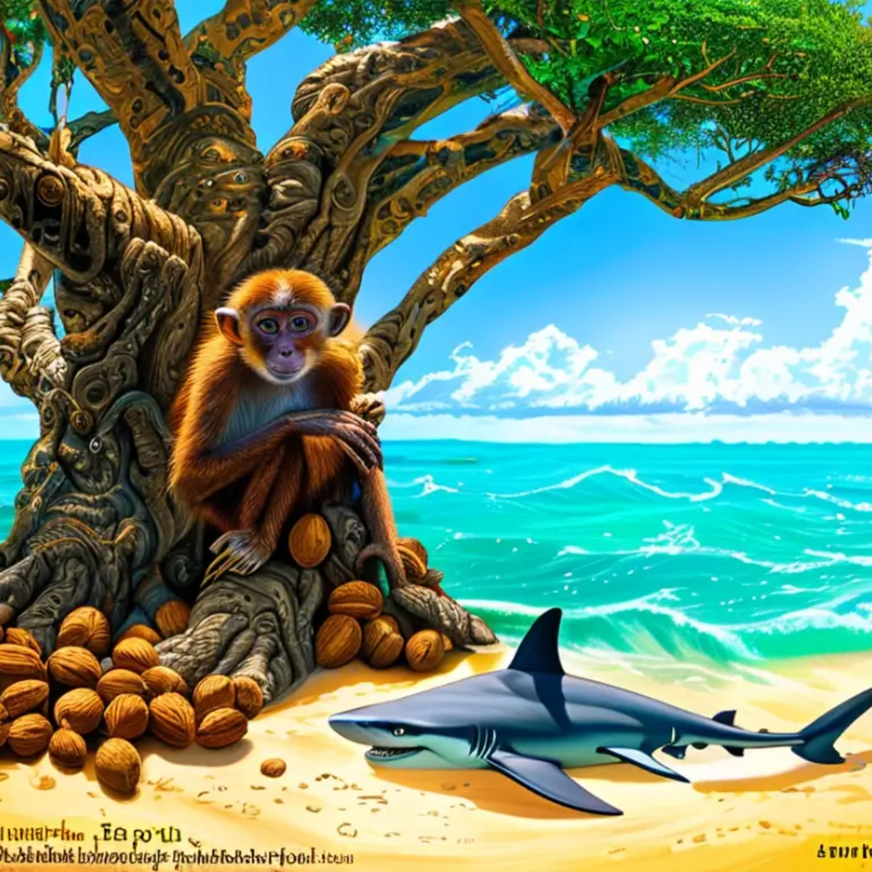 The Clever Monkey Who Outwitted a Shark episode artwork
