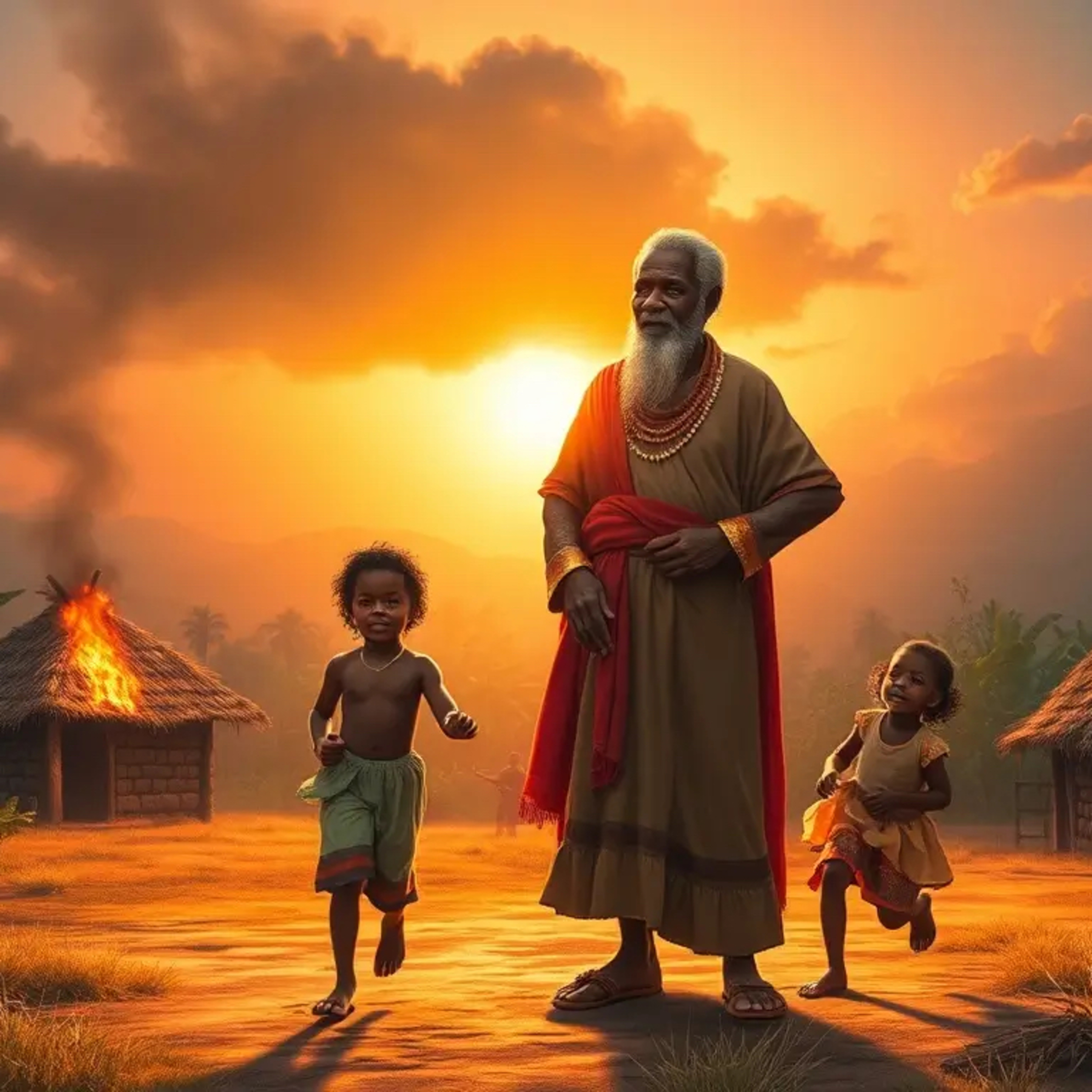 The Maiden, Imana, and the Ban on Smiles — A Ruanda Folktale of Mercy and Justice episode artwork