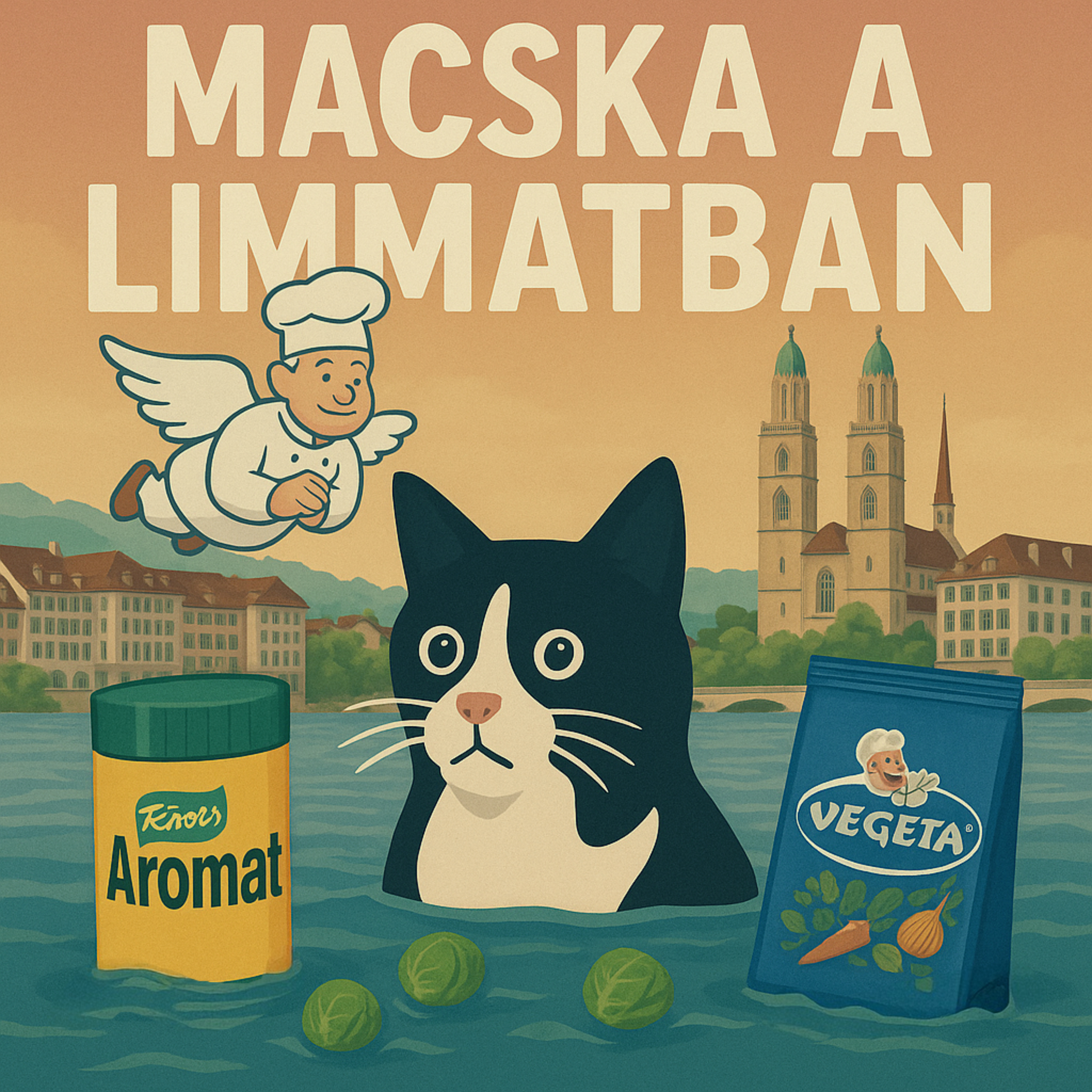 Macska a Limmatban
