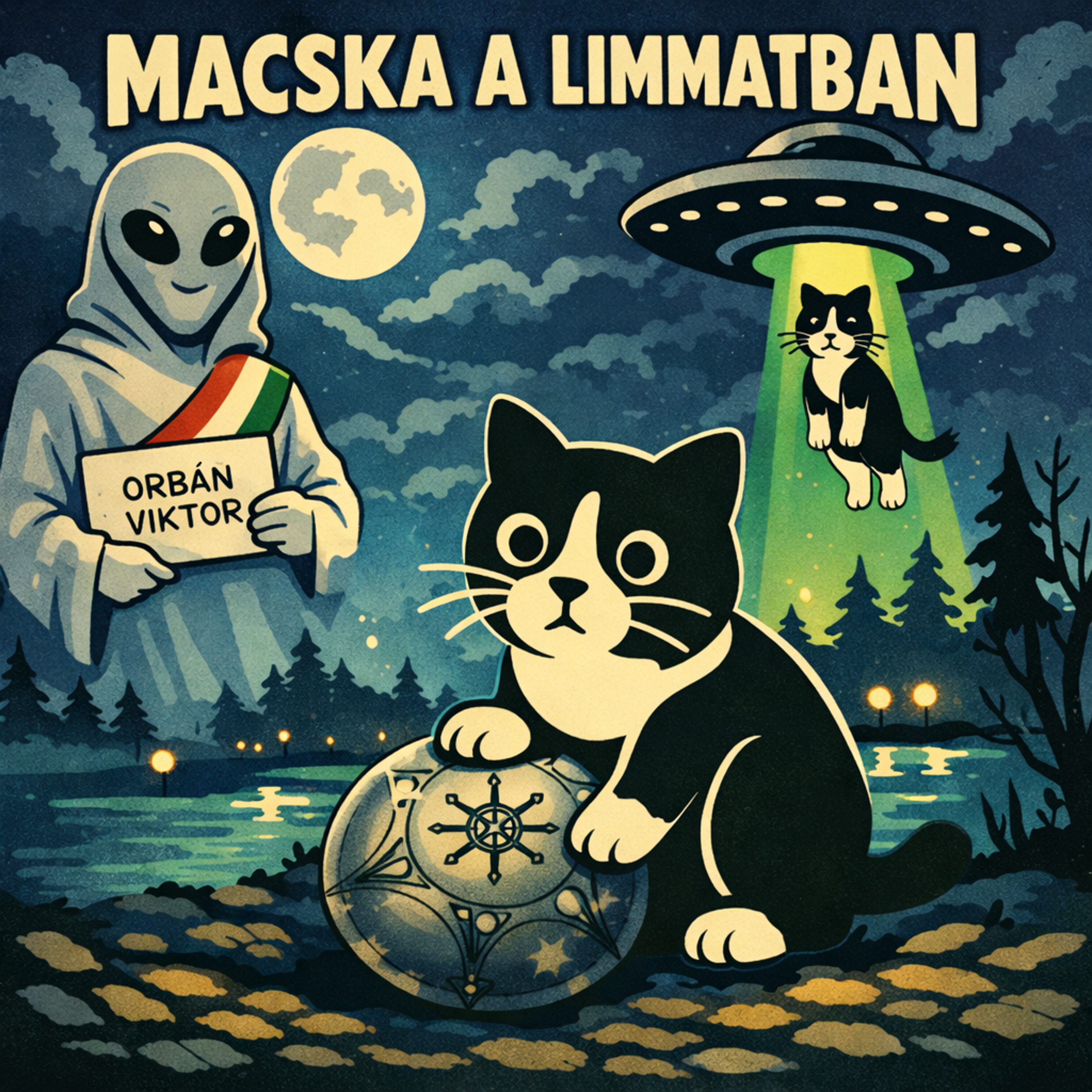 E27 - Üzent a főni, világ vége, UFO akták, papír alien episode artwork