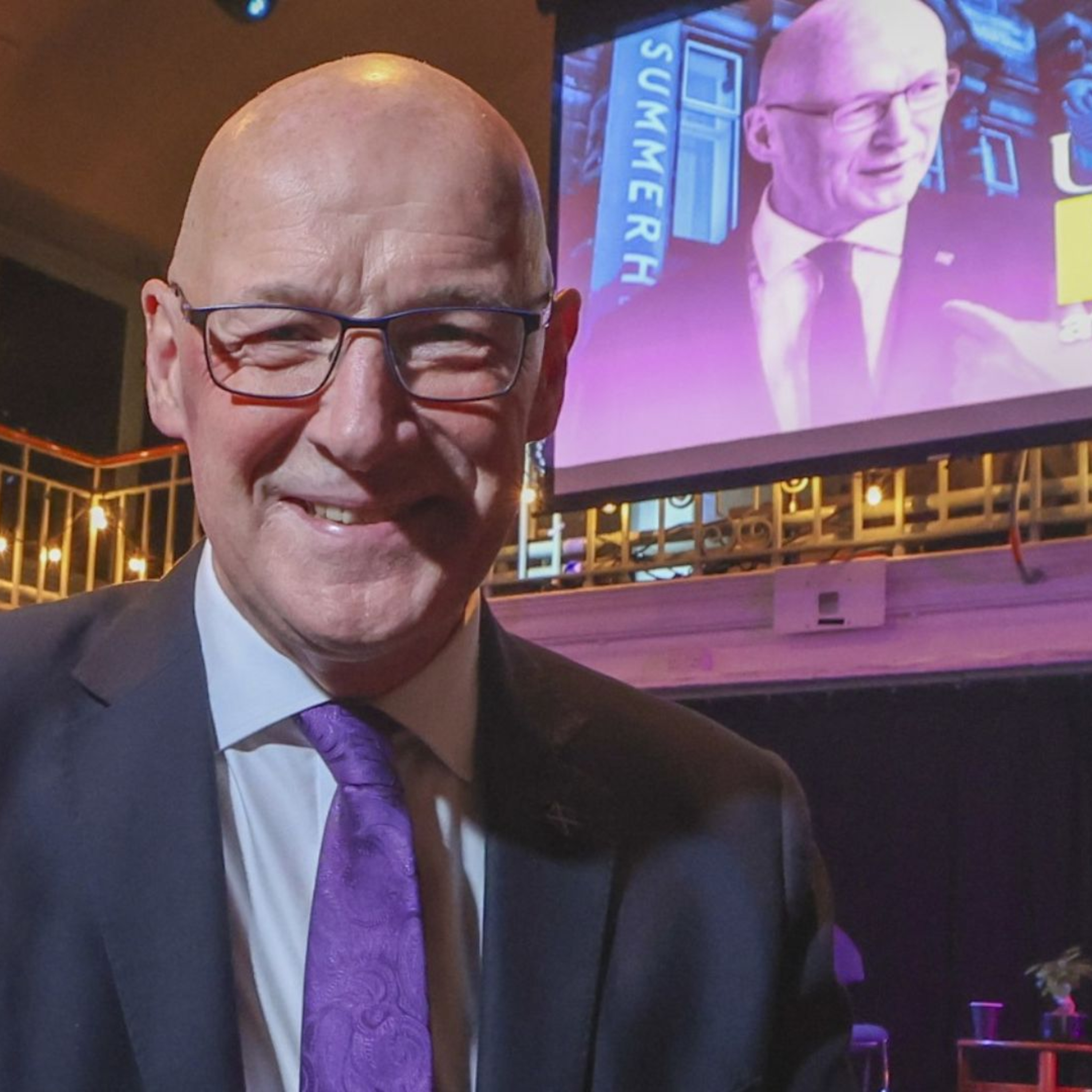 Episode 18: First Minister John Swinney and Brian Taylor at Unspun Live at the Fringe episode artwork