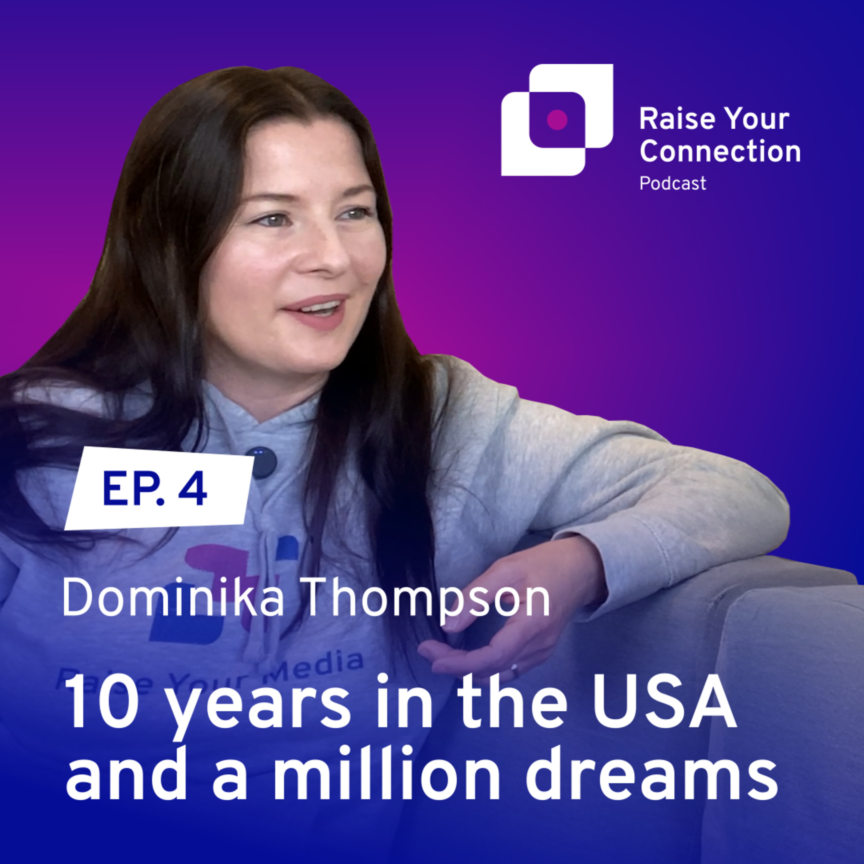 🎙️ Episode 4: Dominika Thompson - 10 Years in America, 2 Passports, and a Million Dreams… episode artwork