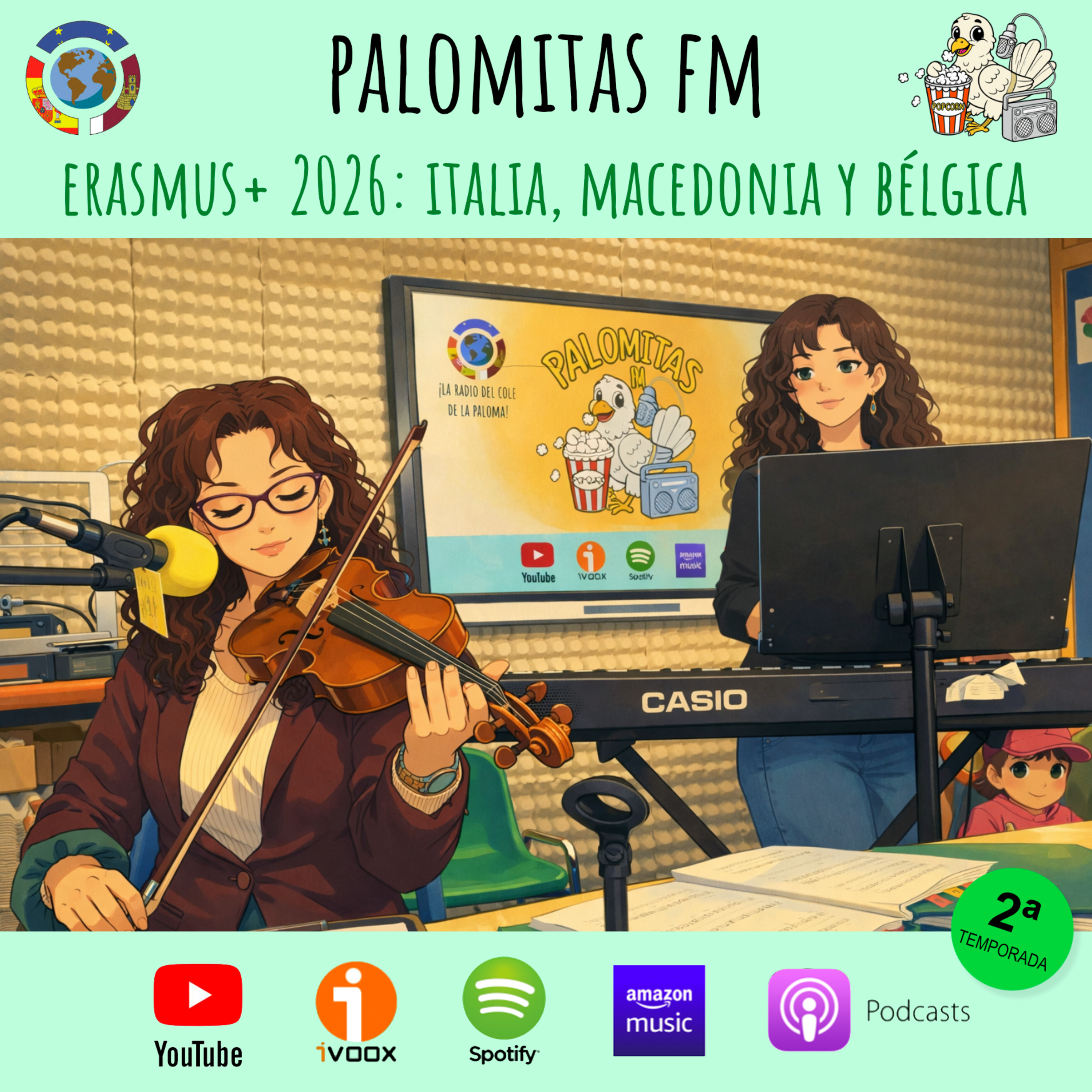 Erasmus+ 2026: Italia, Macedonia y Bélgica | Ep. 2x50 episode artwork