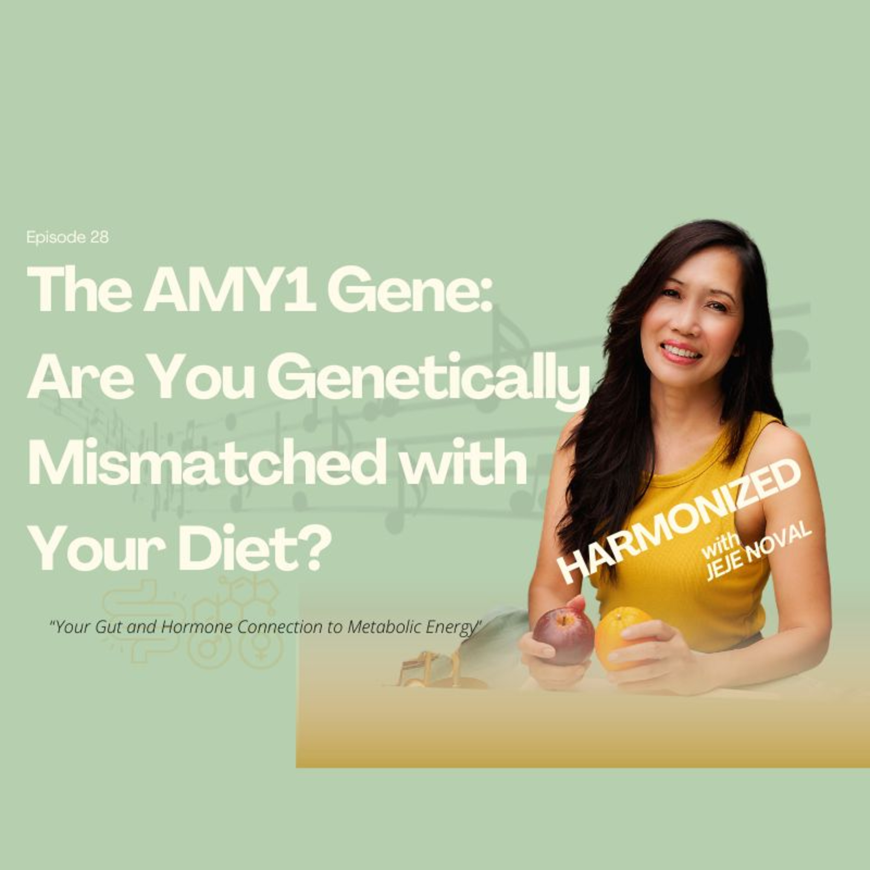 The AMY1 Gene: Are You Genetically Mismatched with Your Diet episode artwork