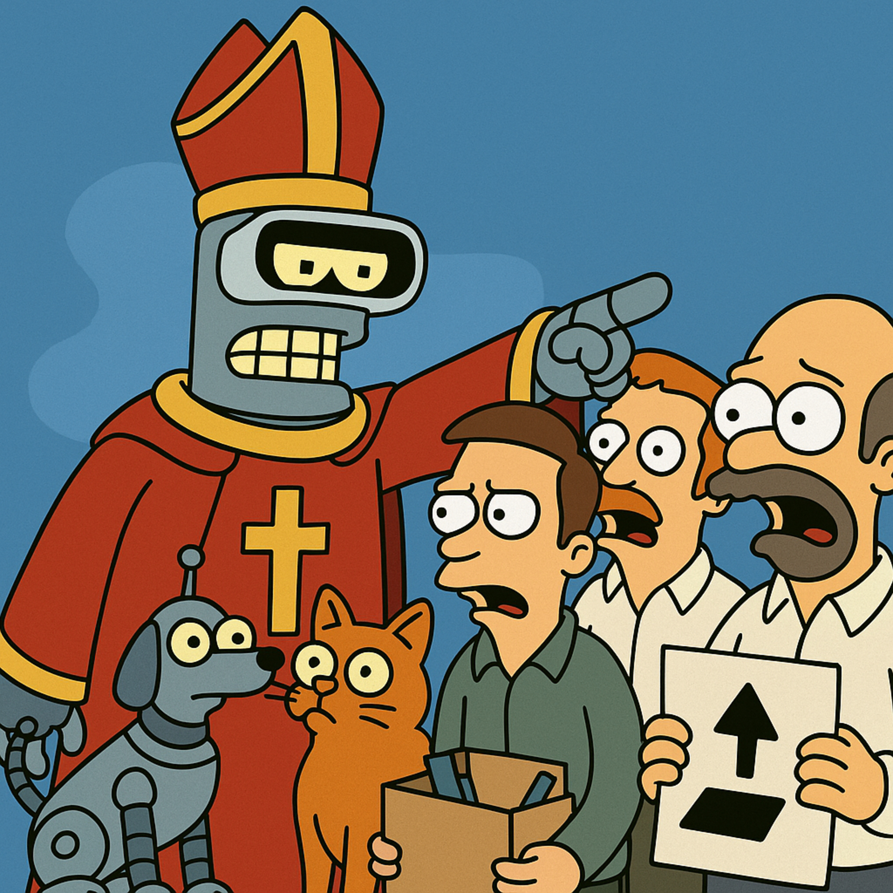 La IA mana: papes, mascotes i amenaces laborals episode artwork
