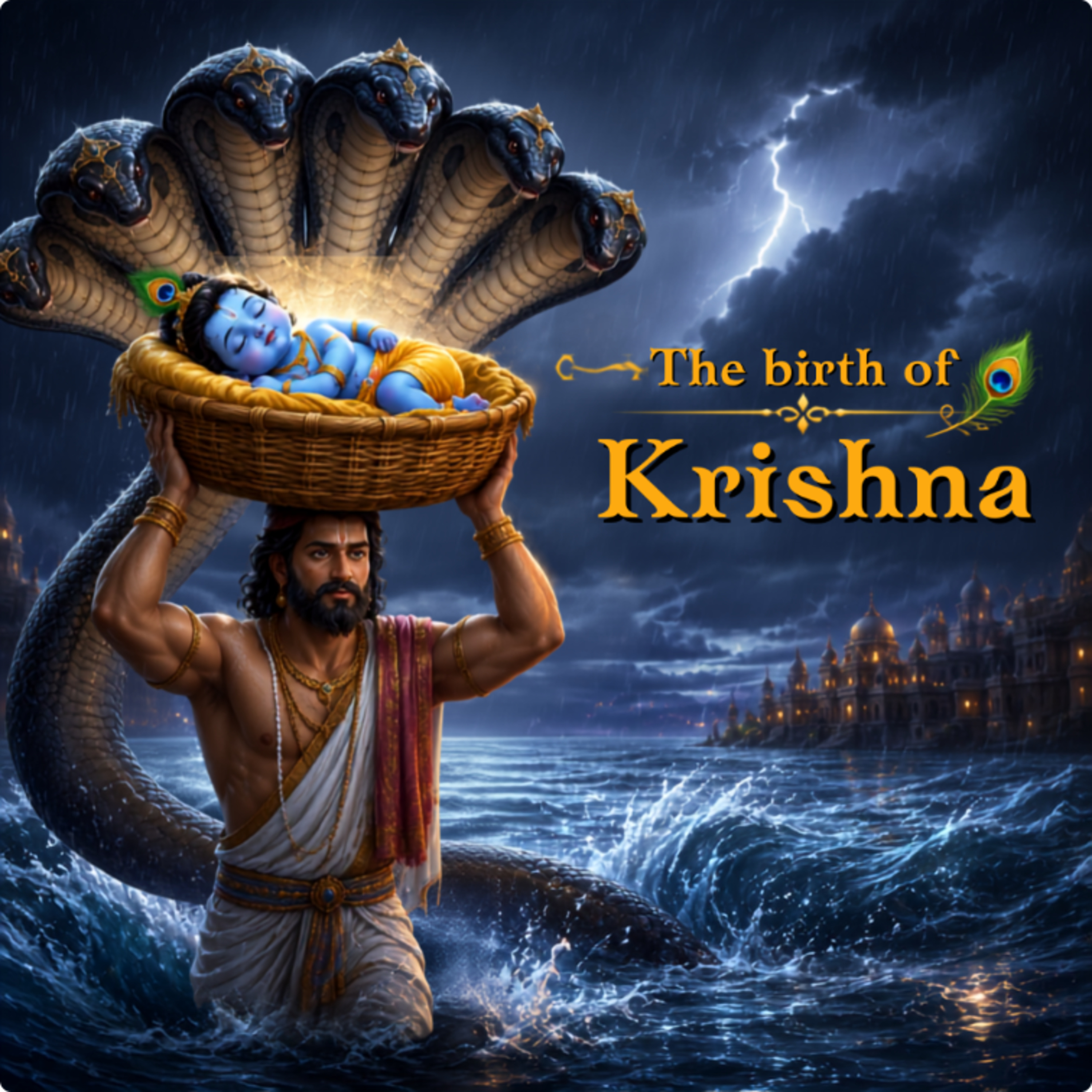 The Birth of Krishna - Little krishna Tales episode artwork
