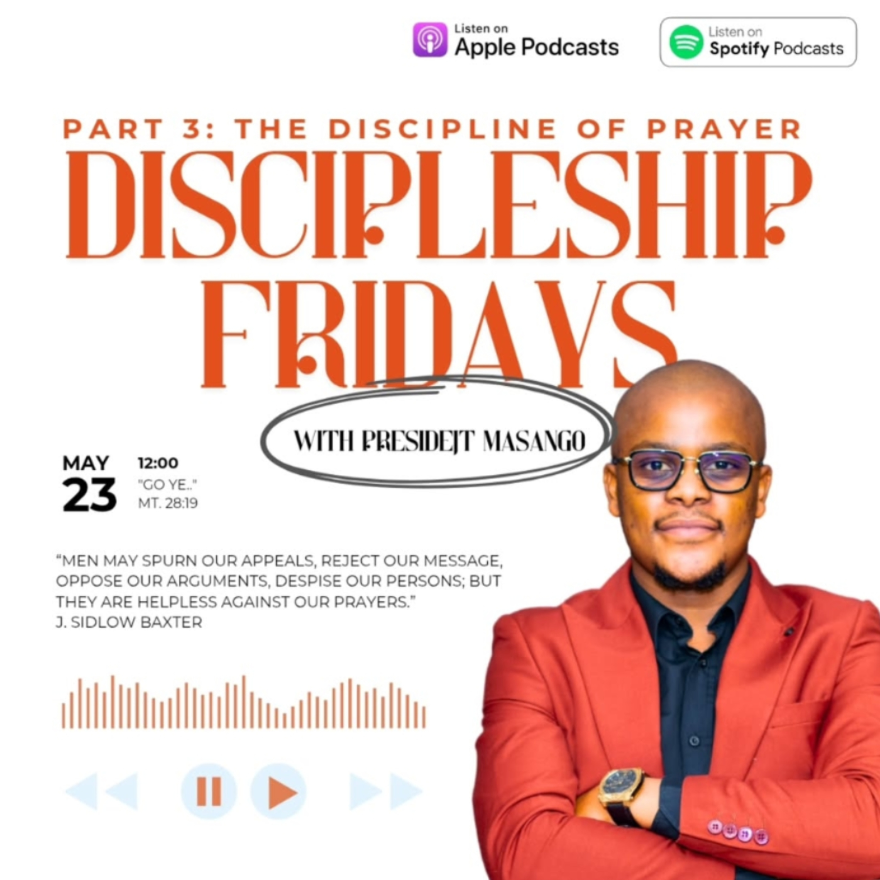 Discipleship Fridays [3]: The Discipline of Prayer Part 1 episode artwork